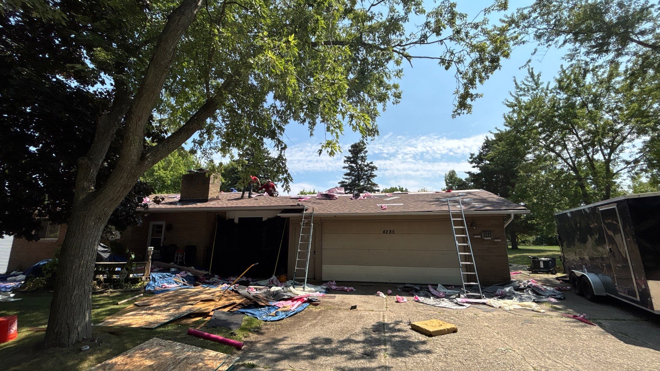 Roof Replacement using Owens Corning Tru Definitions by 180 Contractors