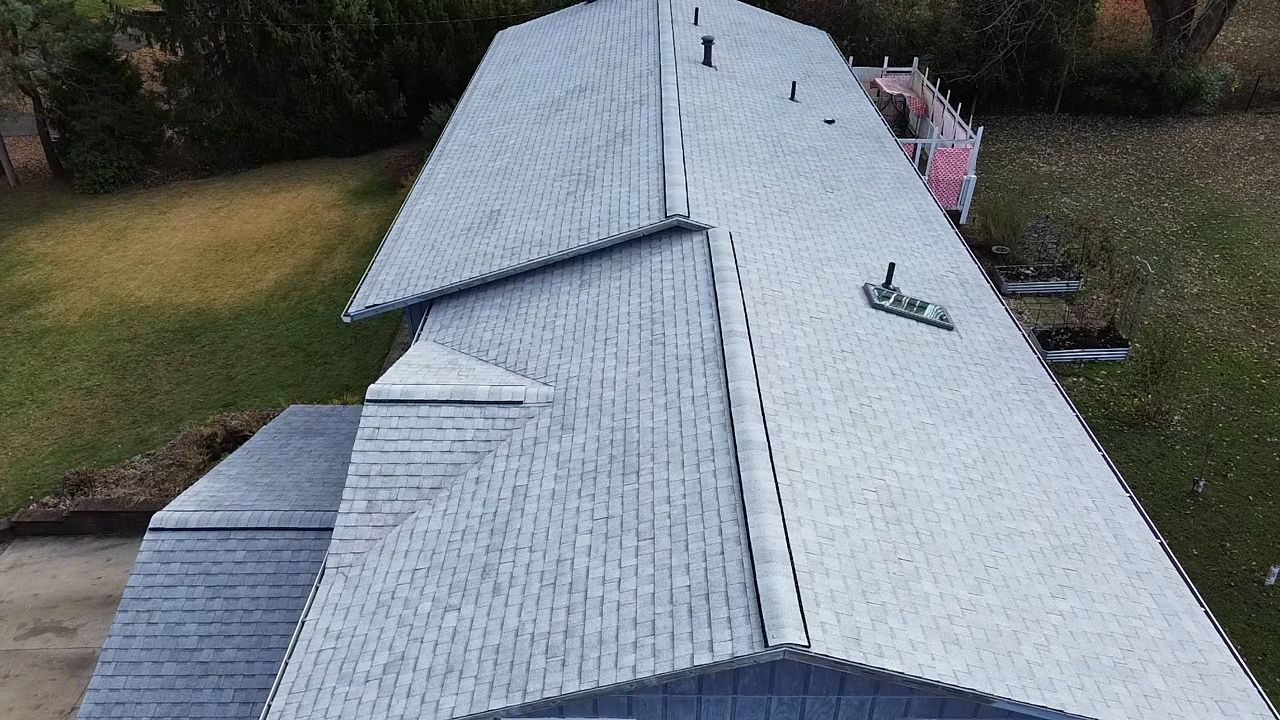 Atlas Pinnacle, Color, Oyster Shell, Drip Edge, Color, White by Eagle Eye Roofing