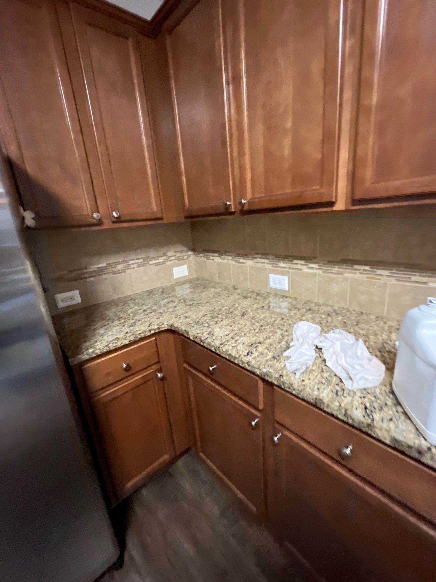 Interior Kitchen Cabinet Repaint in Cumming by Five Star Painting