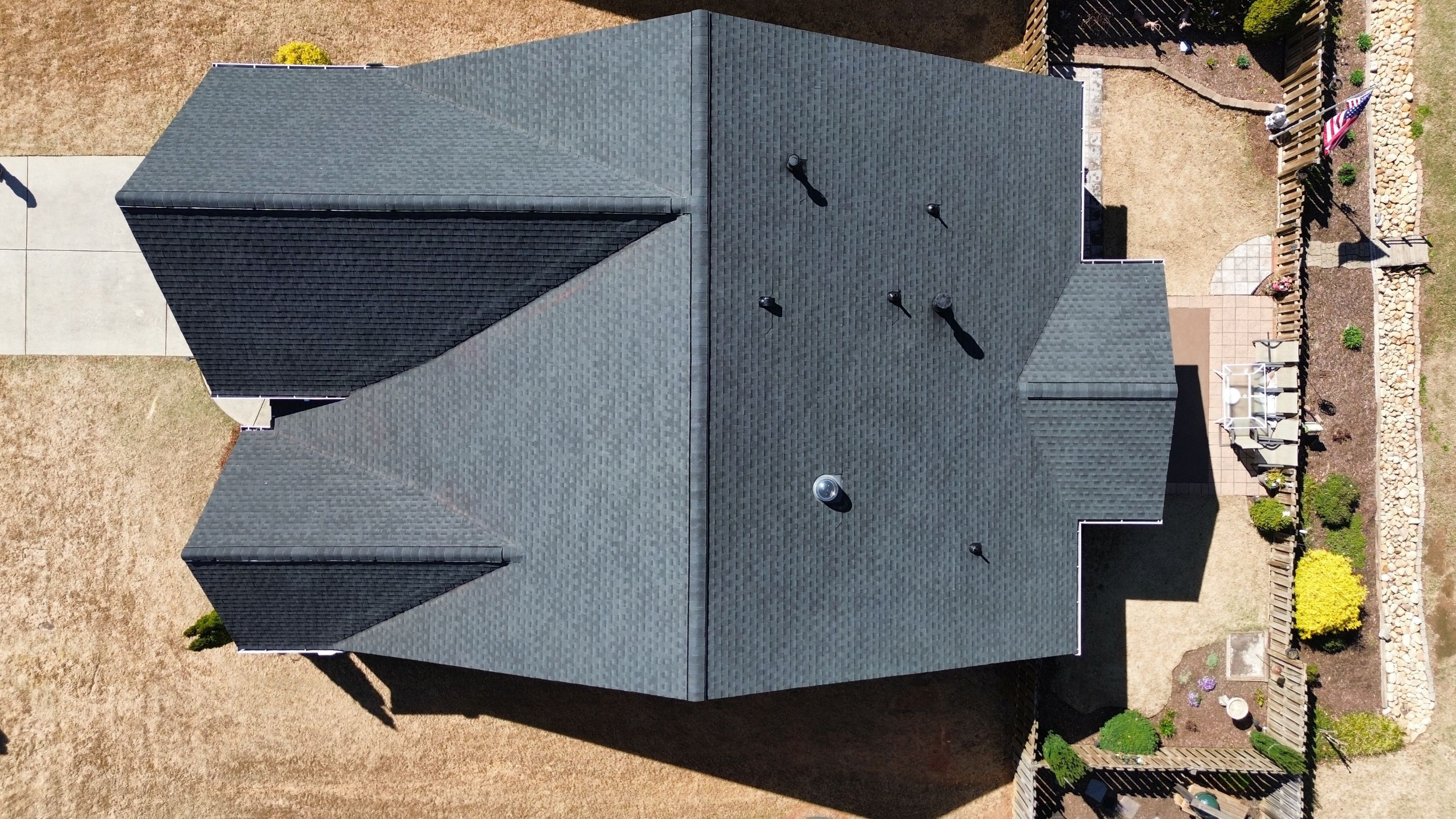Cumming, GA Roof Replacement GAF Timberline HDZ Charcoal by Reset Roofing