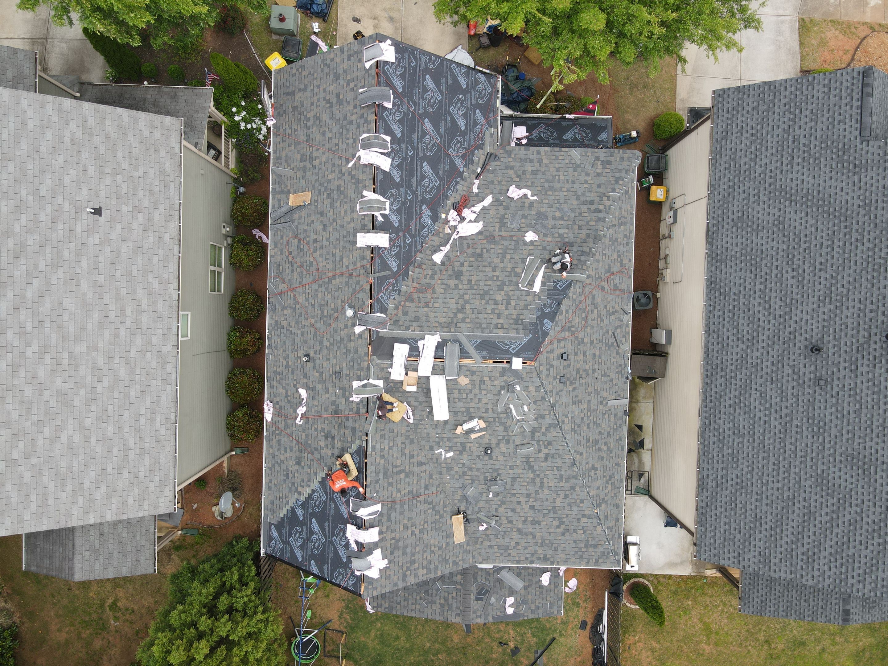 Residential Roofing Installation using Owens Corning by Inspector Roofing and Restoration
