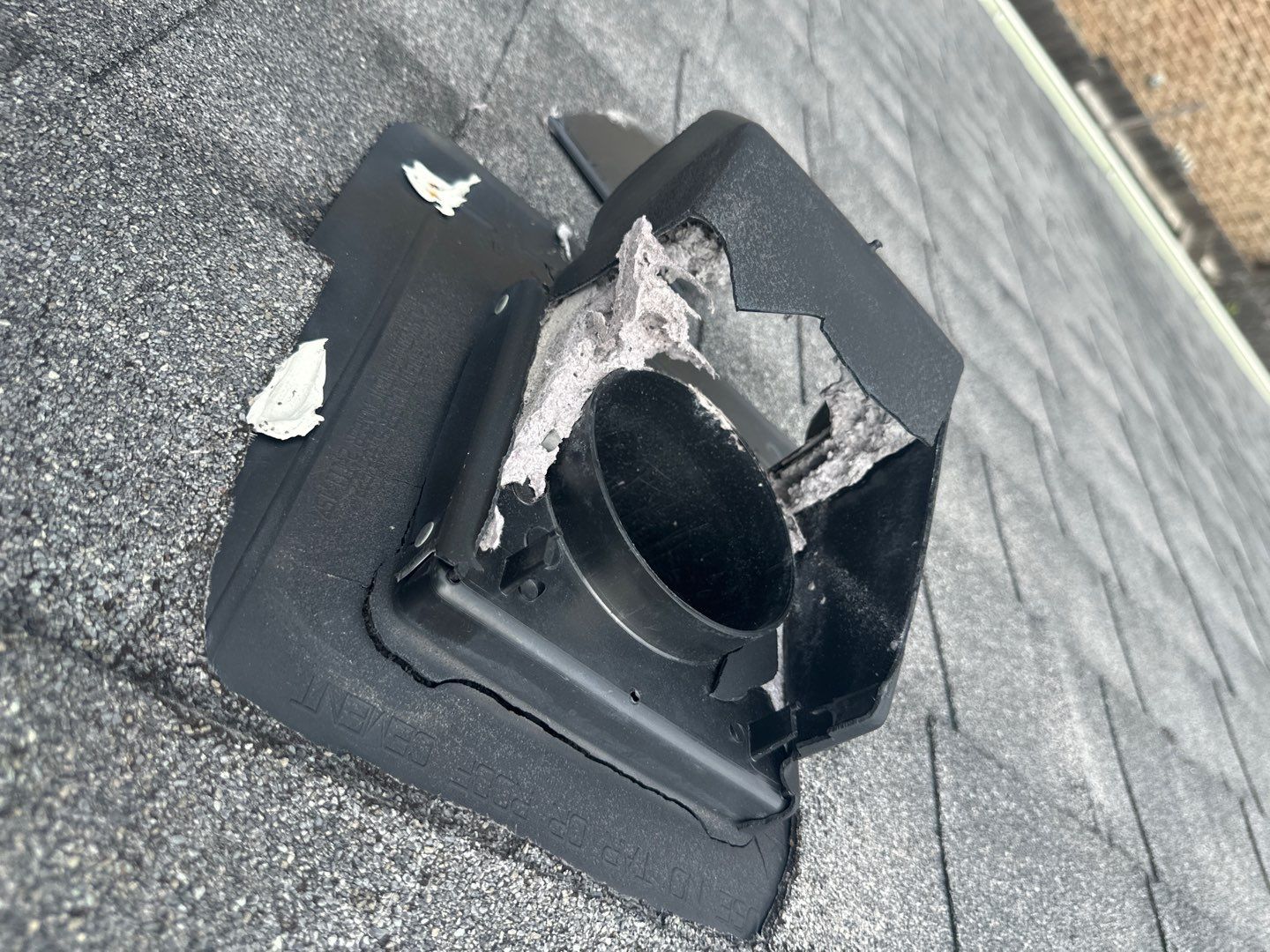 Hail Damage using Owen's Corning Duration (Lifetime) Shingles by Roof Repair Company
