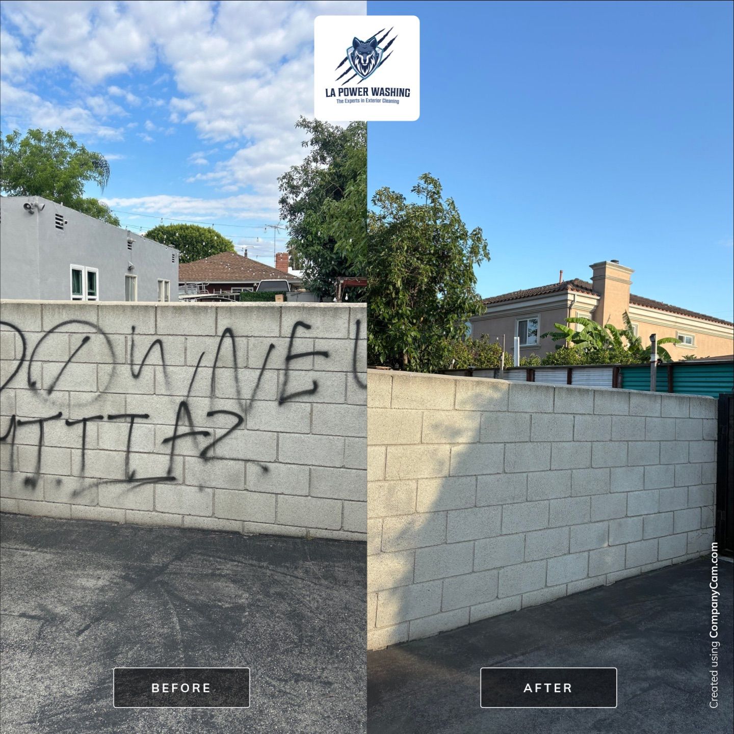 Graffiti Removal by La Power Washing Inc