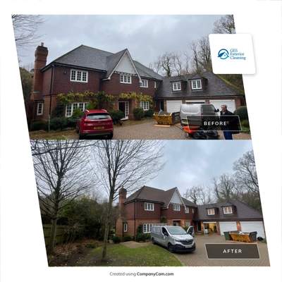 Roof Cleaning and Biocide Treatment using Honda 15lpm Low Pressure Washing Machine