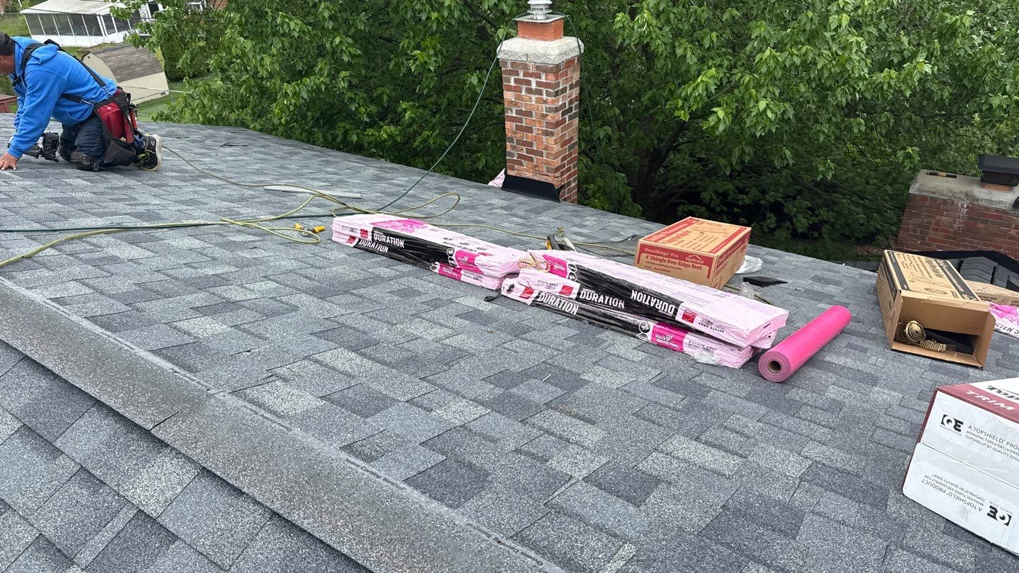 Roof Replacement using Owens Corning Estate Gray by 180 Contractors