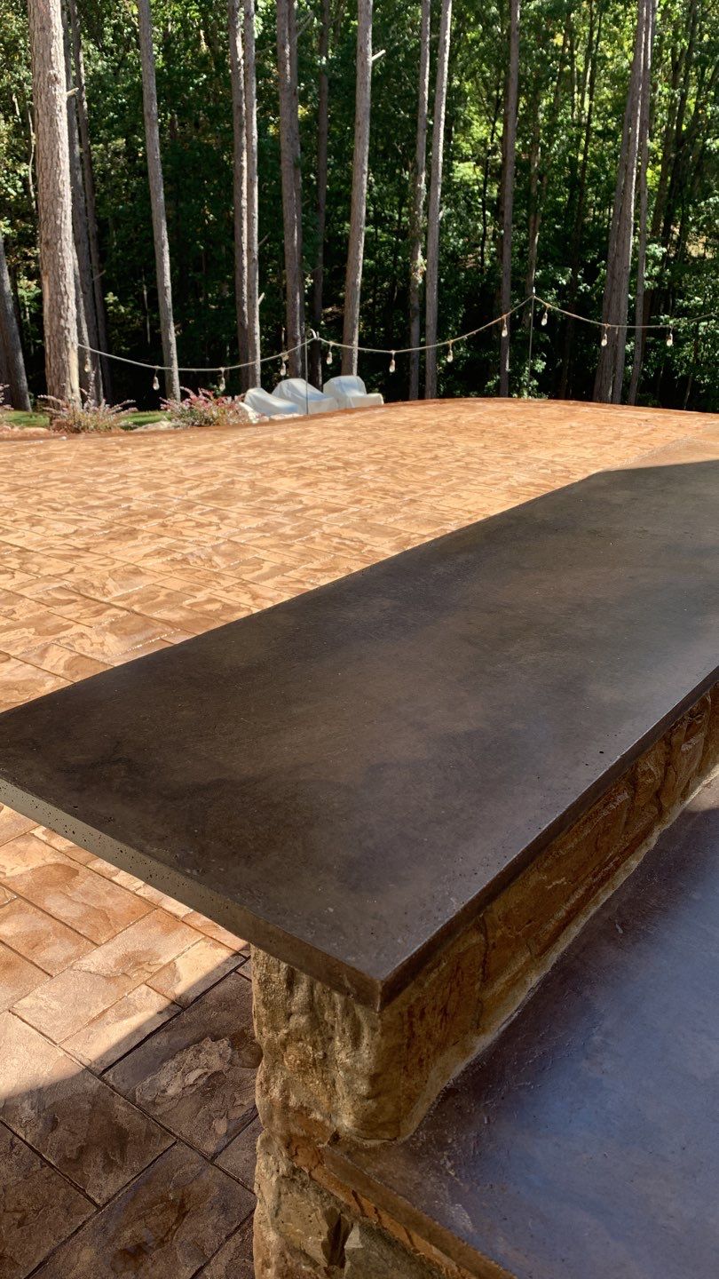 Outdoor Kitchen using Clifrock Panels by Xtreme Concrete Services