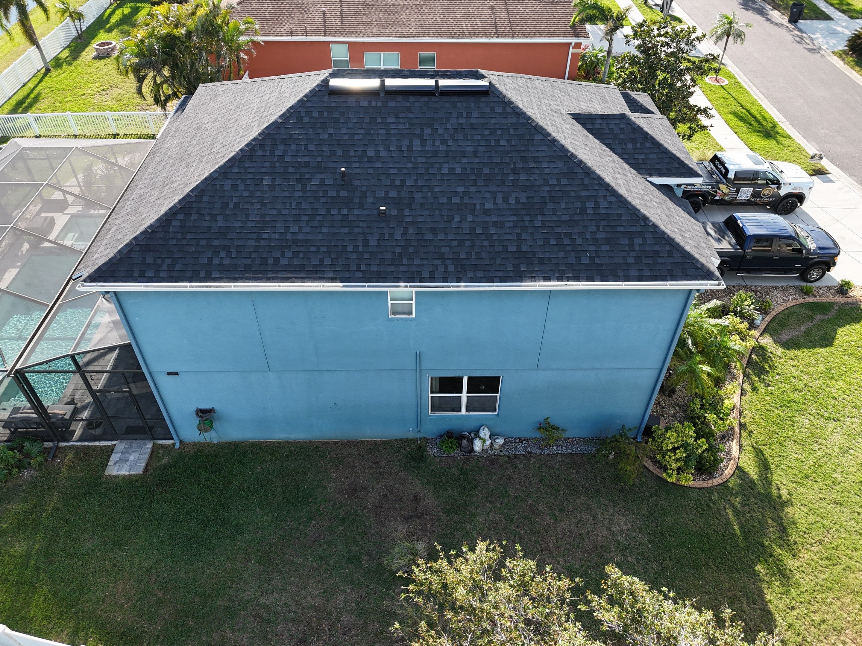 Roof Replacement in Ruskin FL. by Steadfast Roofing 