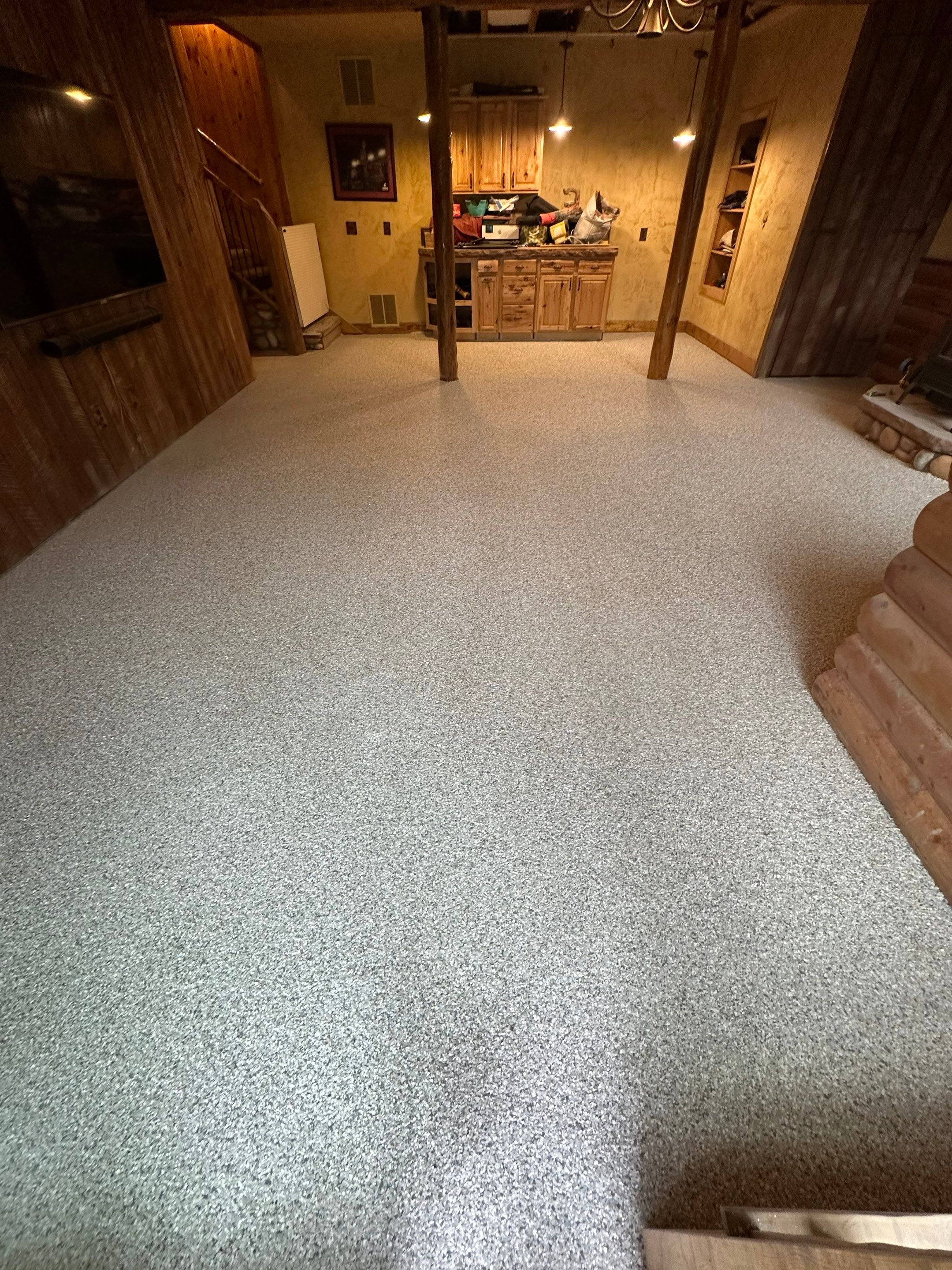 Basement Transformation using Mt Everest by Croc Coatings, LLC