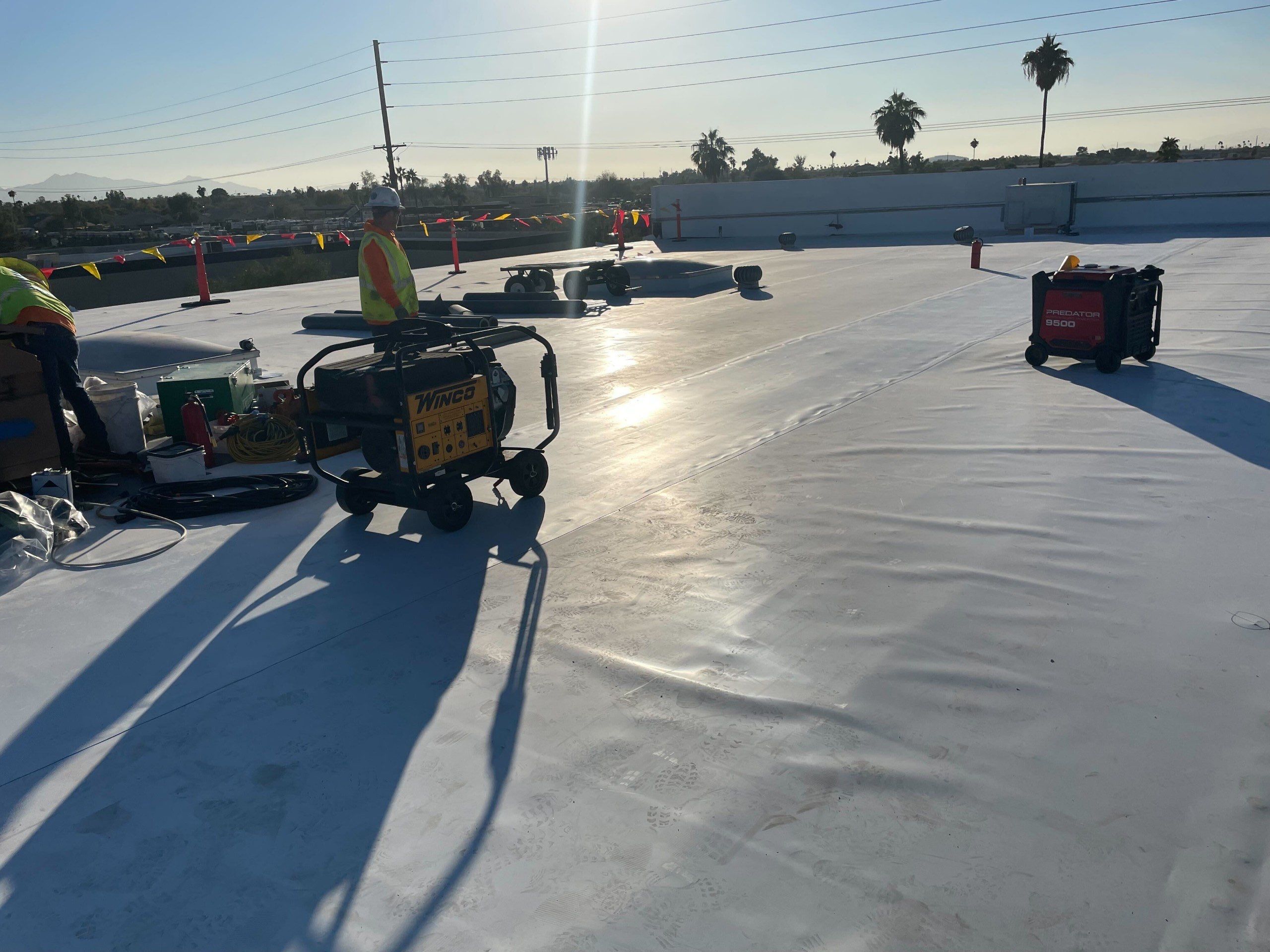 Commercial Warehouse Restoration in Glendale, AZ by Dry Creek Roofing