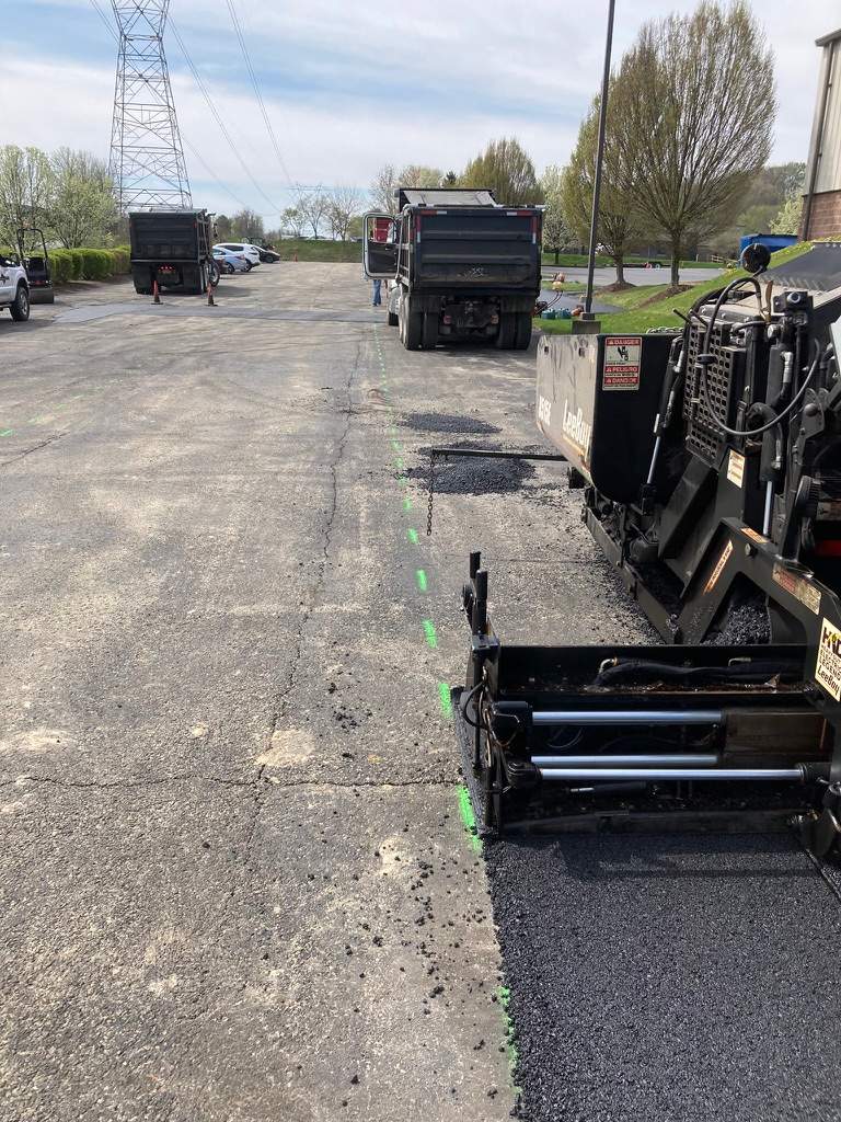 Asphalt Resurface Commercial Park Lot using asphalt by Brant's Asphalt