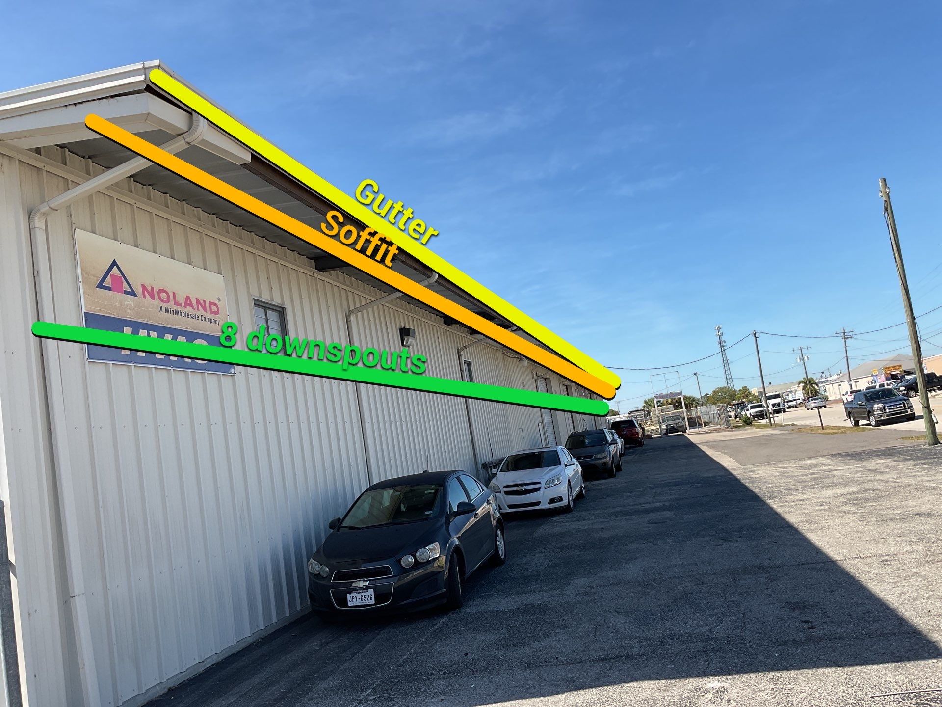 Commercial Gutter Installation in Cape Coral FL by Gutter Professors