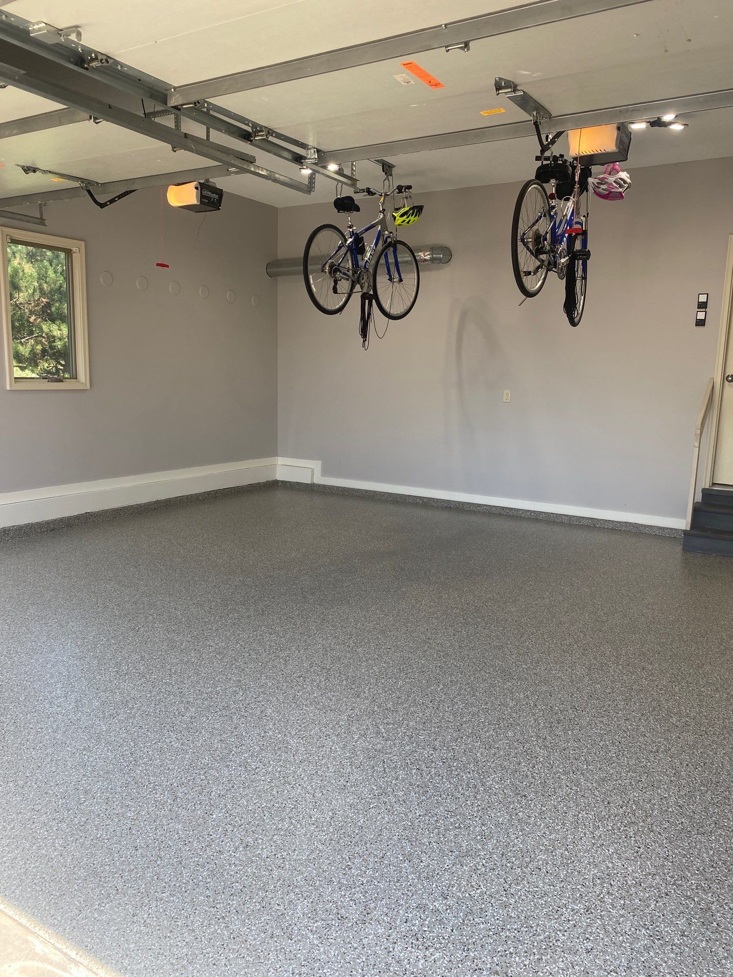 Dick E. gets a new garage floor! by Banner Garage