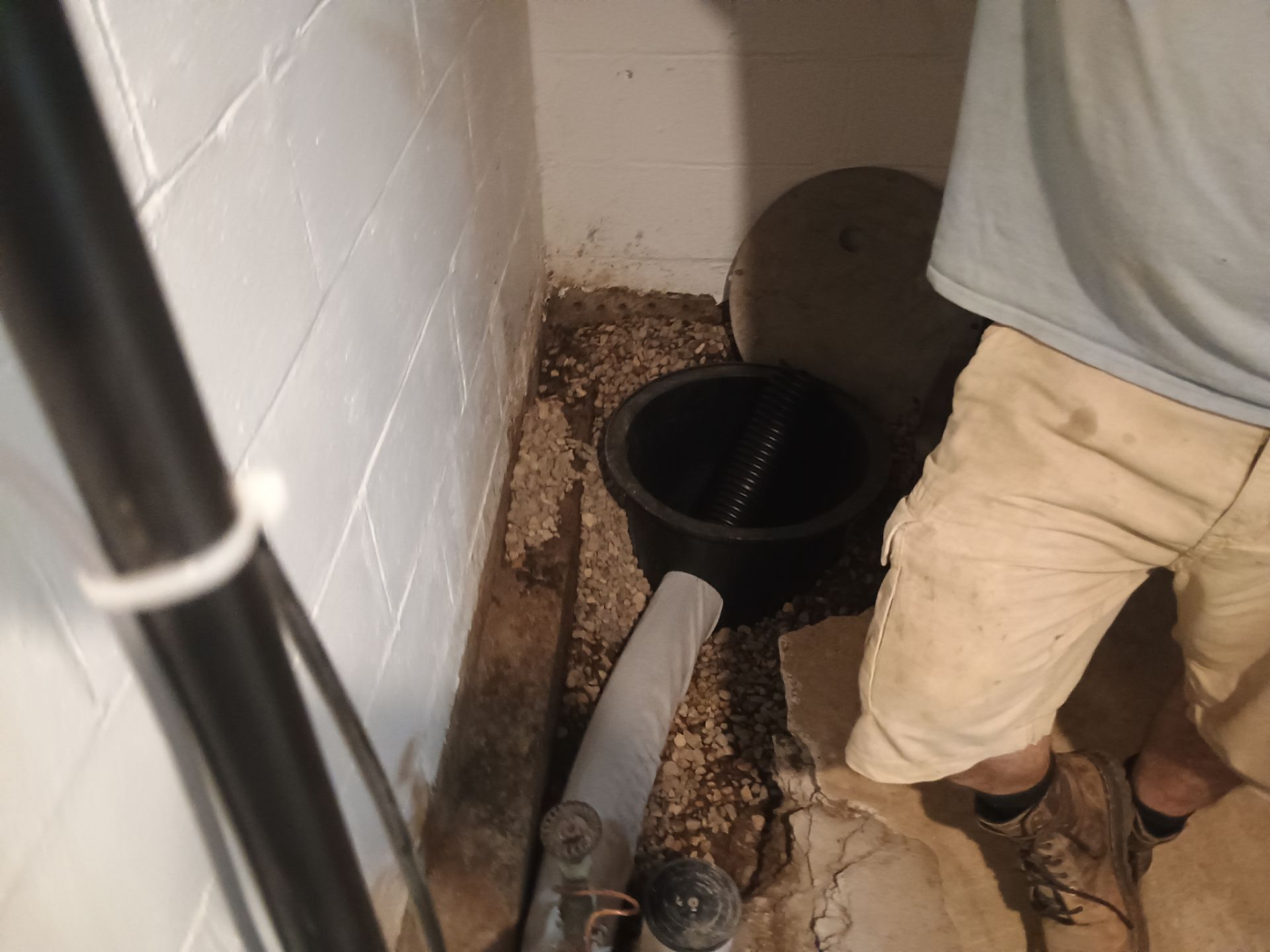 Drain Tile & Sump Pump Installation in South Minneapolis by Waterproofing Northeast
