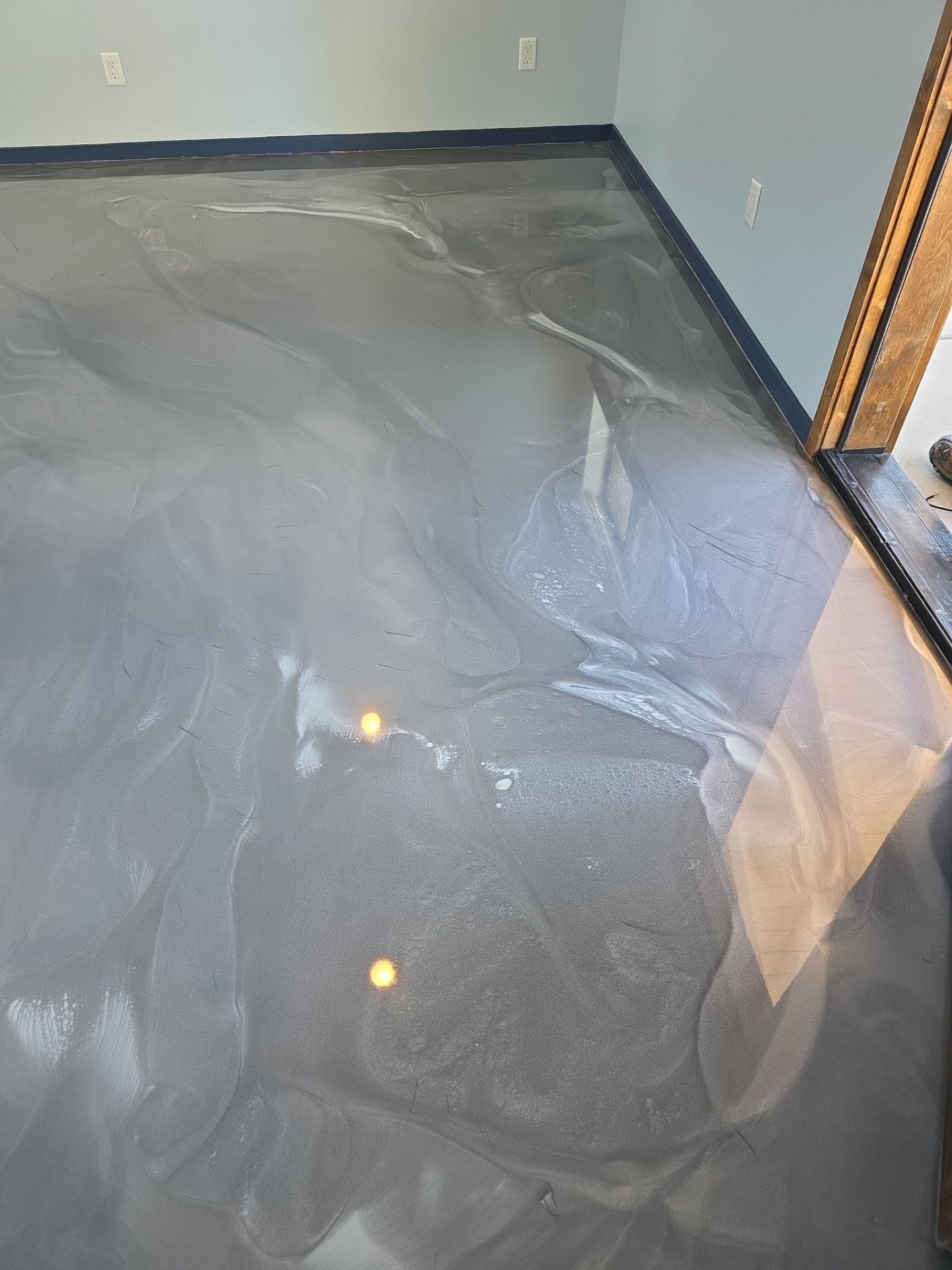 Metallic Epoxy Interior Floor Installation for Paso Robles Cottage by MGP Coatings