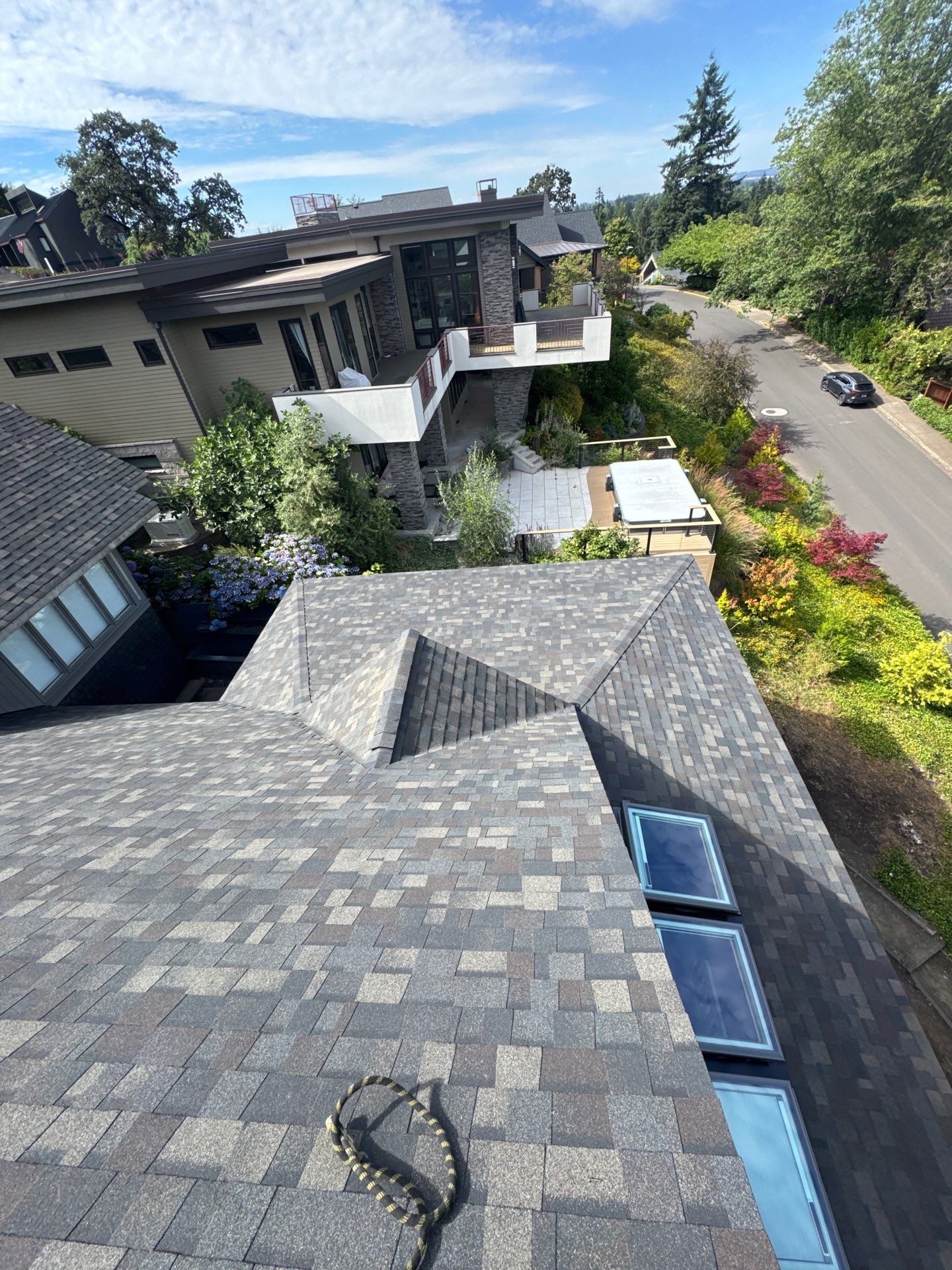 Complete Architectural Shingle Reroof and OSB Decking Repair in Eugene by BEST Roofing & Waterproofing