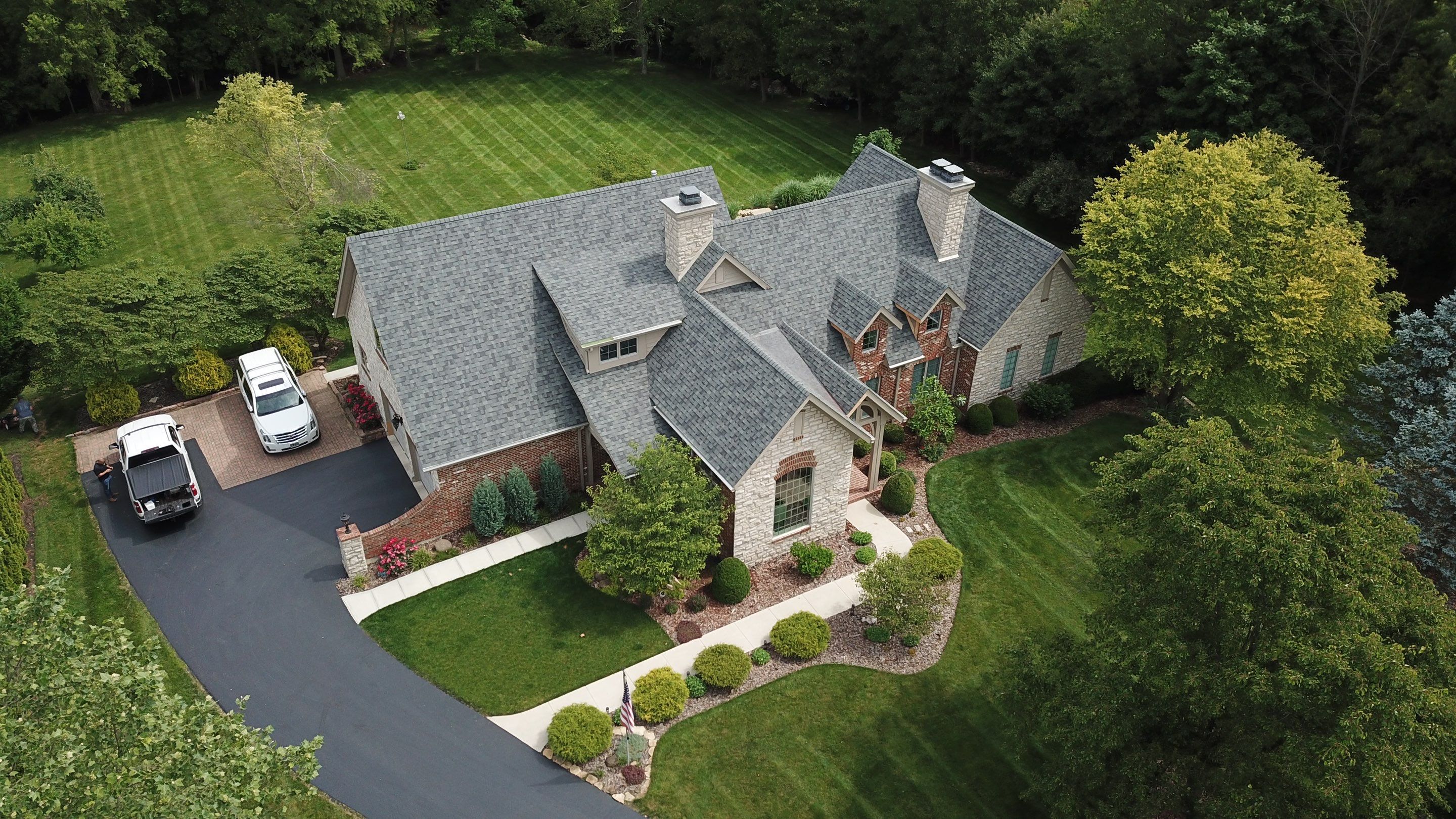 Residential Roofing Installation using Duration Series Shingles - Estate Gray by RoofX 