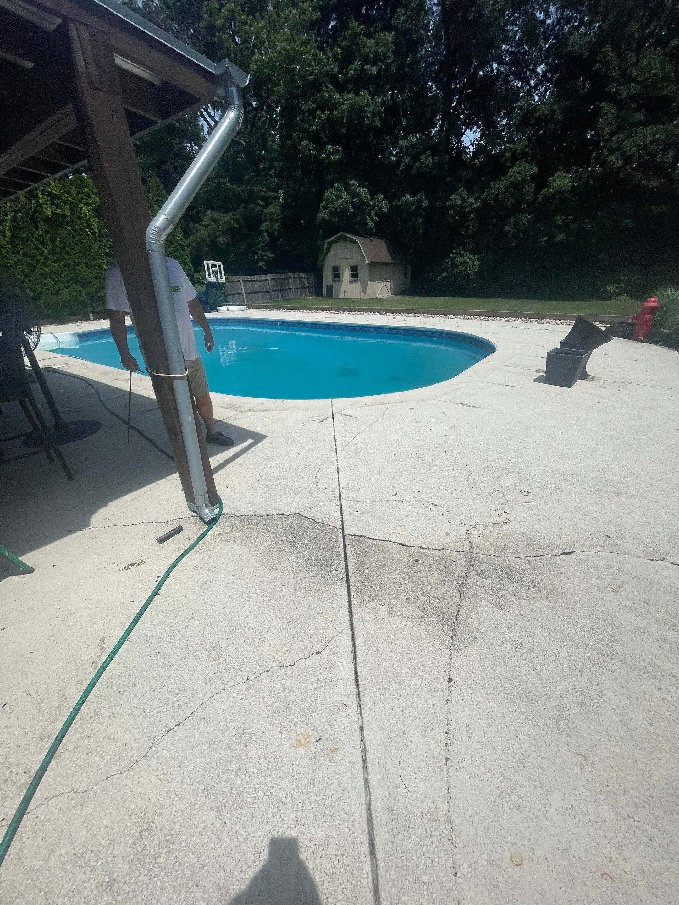 House Wash, Pool Patio, Driveway, Exterior Fireplace, Deck & Fence Cleaning by SJ Exterior