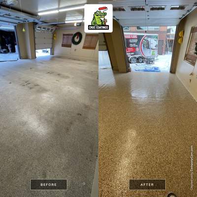 Garage Transformation using Sandstone
