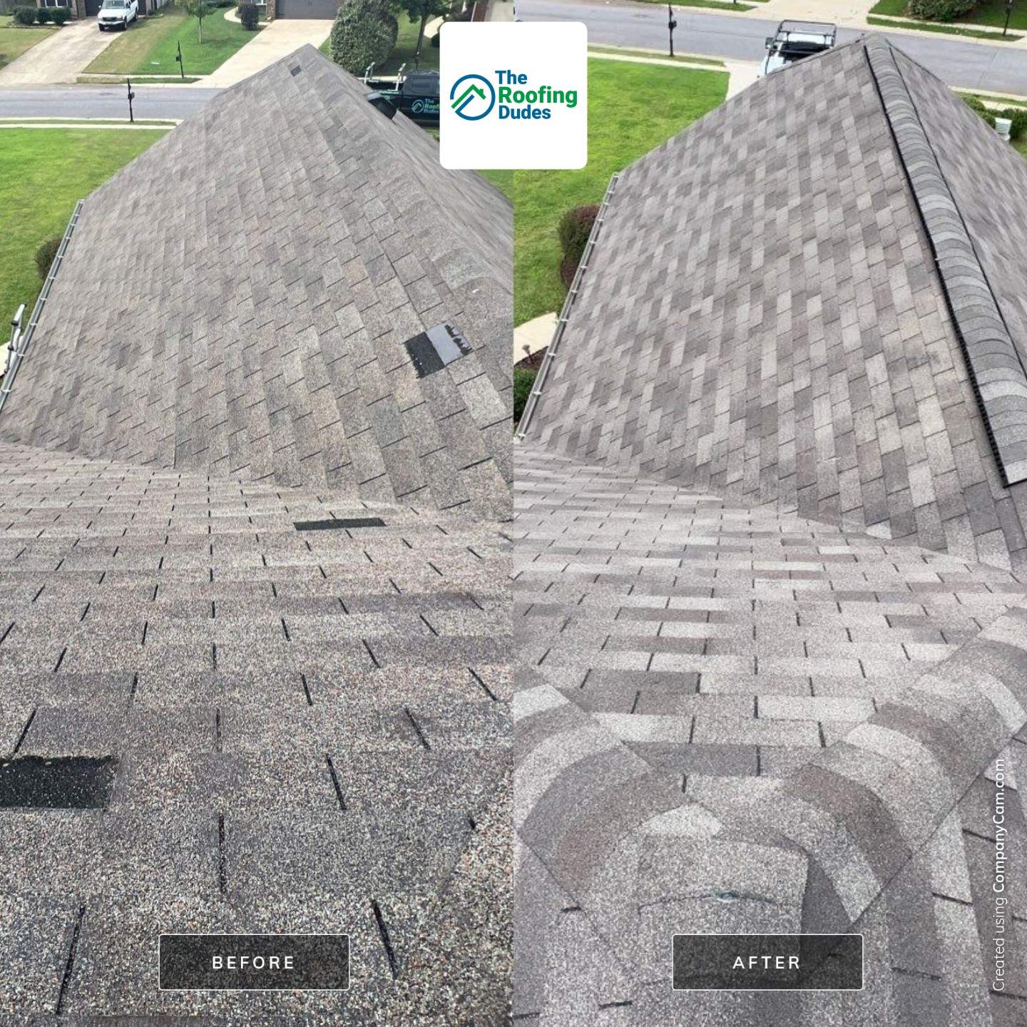 Residential Roofing Installation using 3 Tab Shingles by The Roofing Dudes