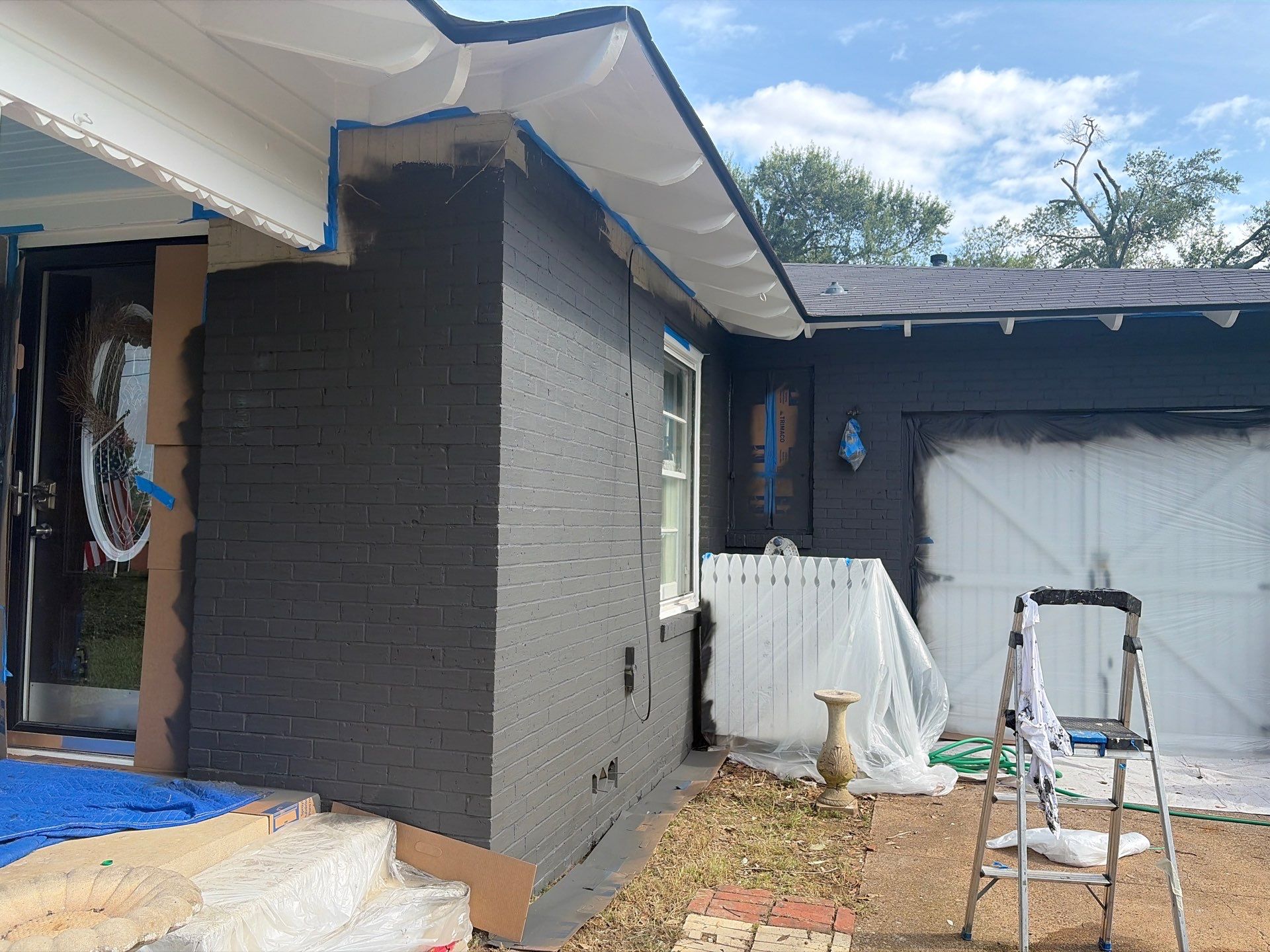From Forgettable to Modern: An Exterior Brick Paint Job in Tyler TX by Quality Coats Painting