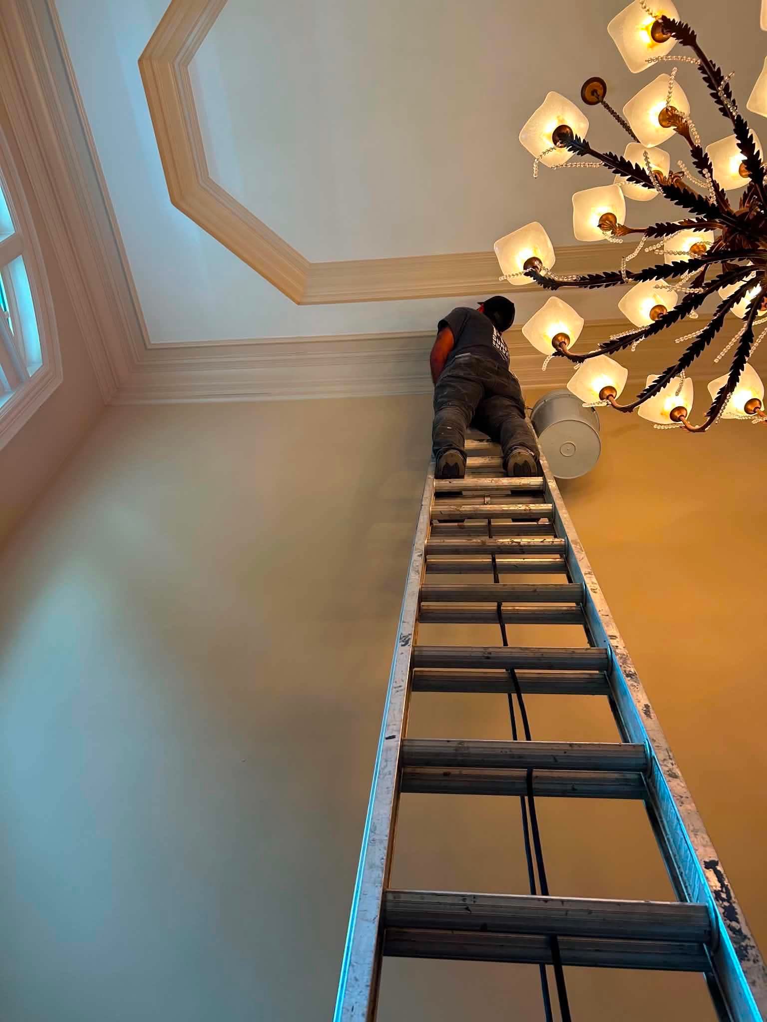 Interior Ceiling Painting & Drywall Repairs by PGP Surface Solutions, LLC