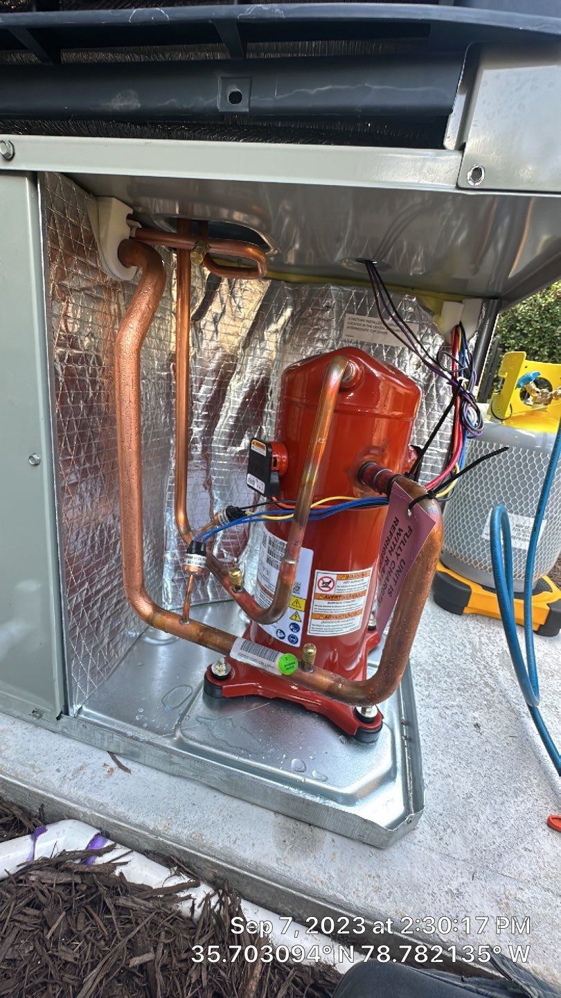 Trane Gas Package Unit Install by Nick's Mechanical LLC.