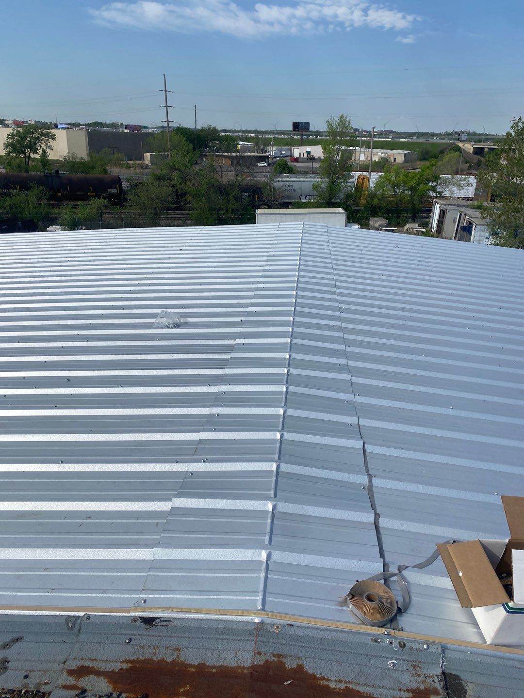Metal Roof Project in Tulsa by Decor Roofing & Restoration