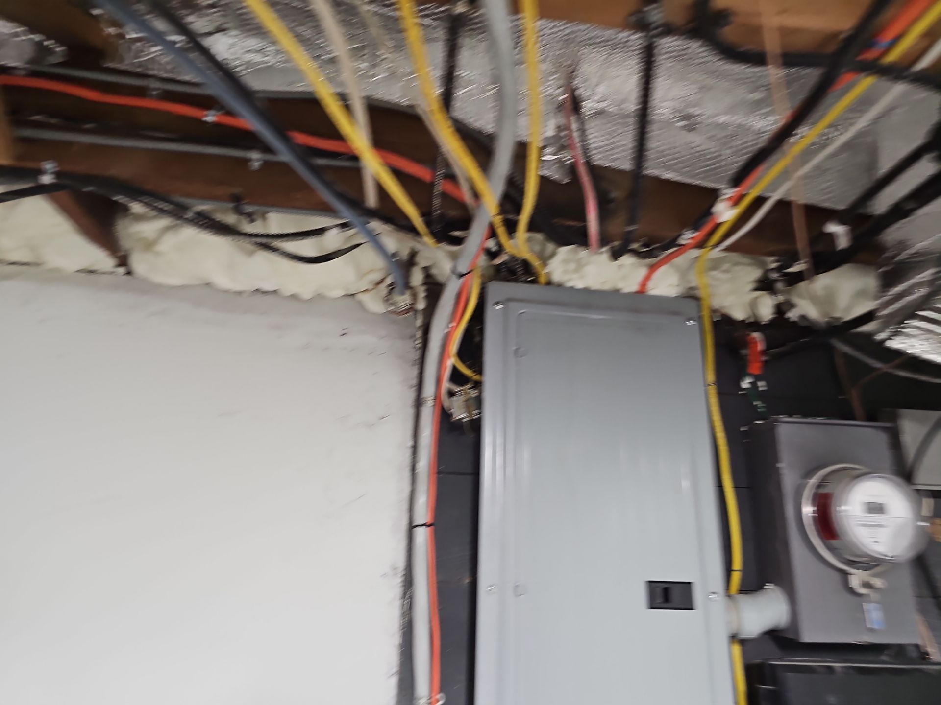 Attic Insulation using open cell spray foam by NYS Foam & Energy