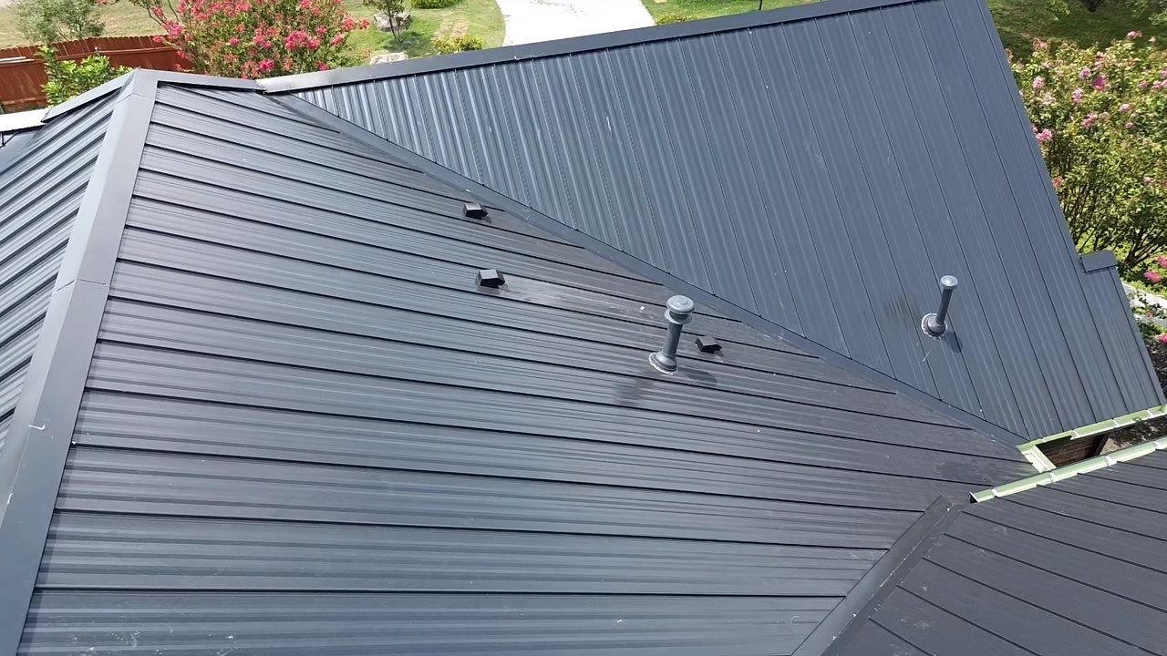 Matte Black - L&A Metals Class 4 UL 2218 Standing Seam Metal by RoofsOnly.com