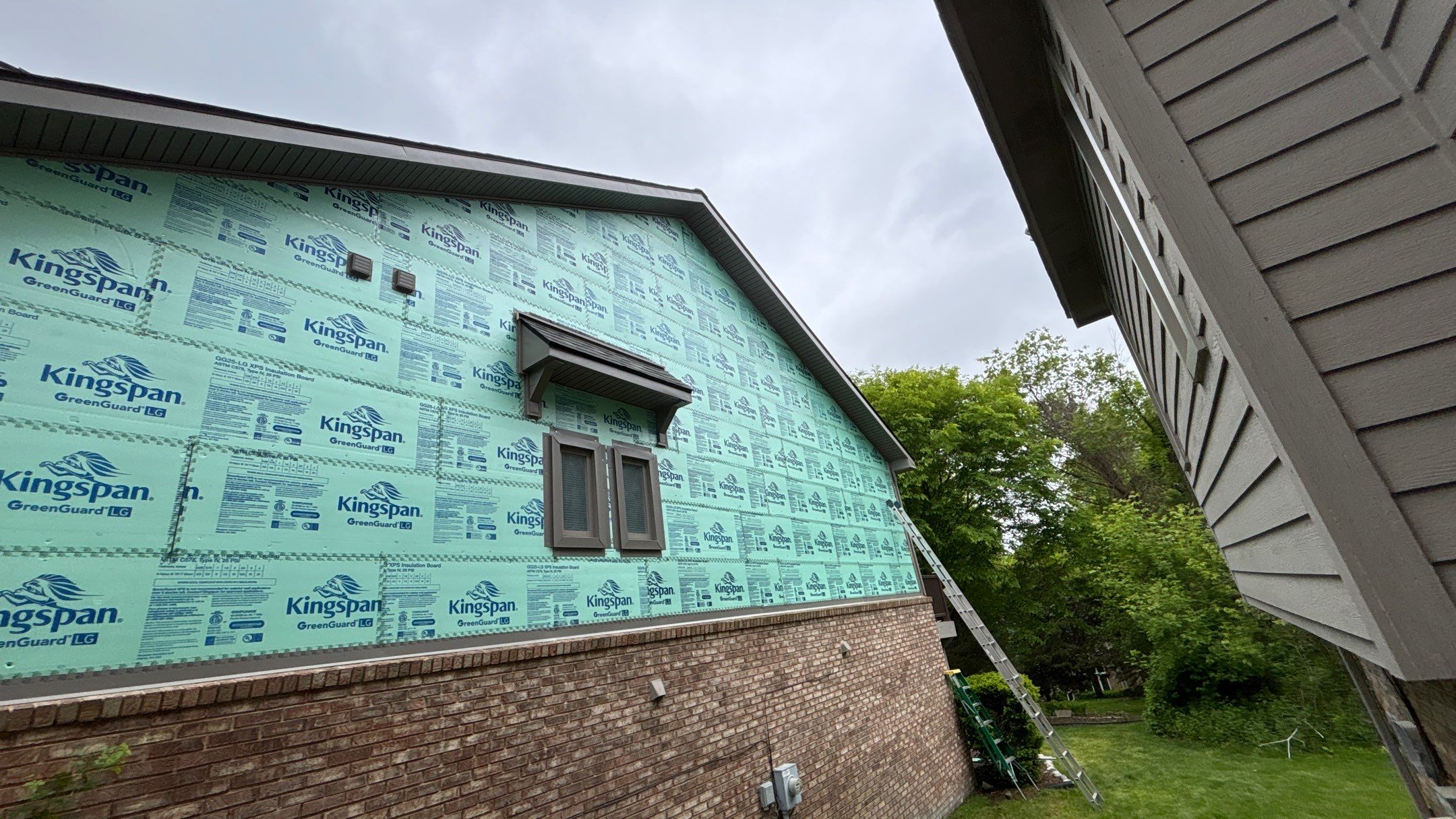 Siding Replacement using Alside Storm Grey by 180 Contractors