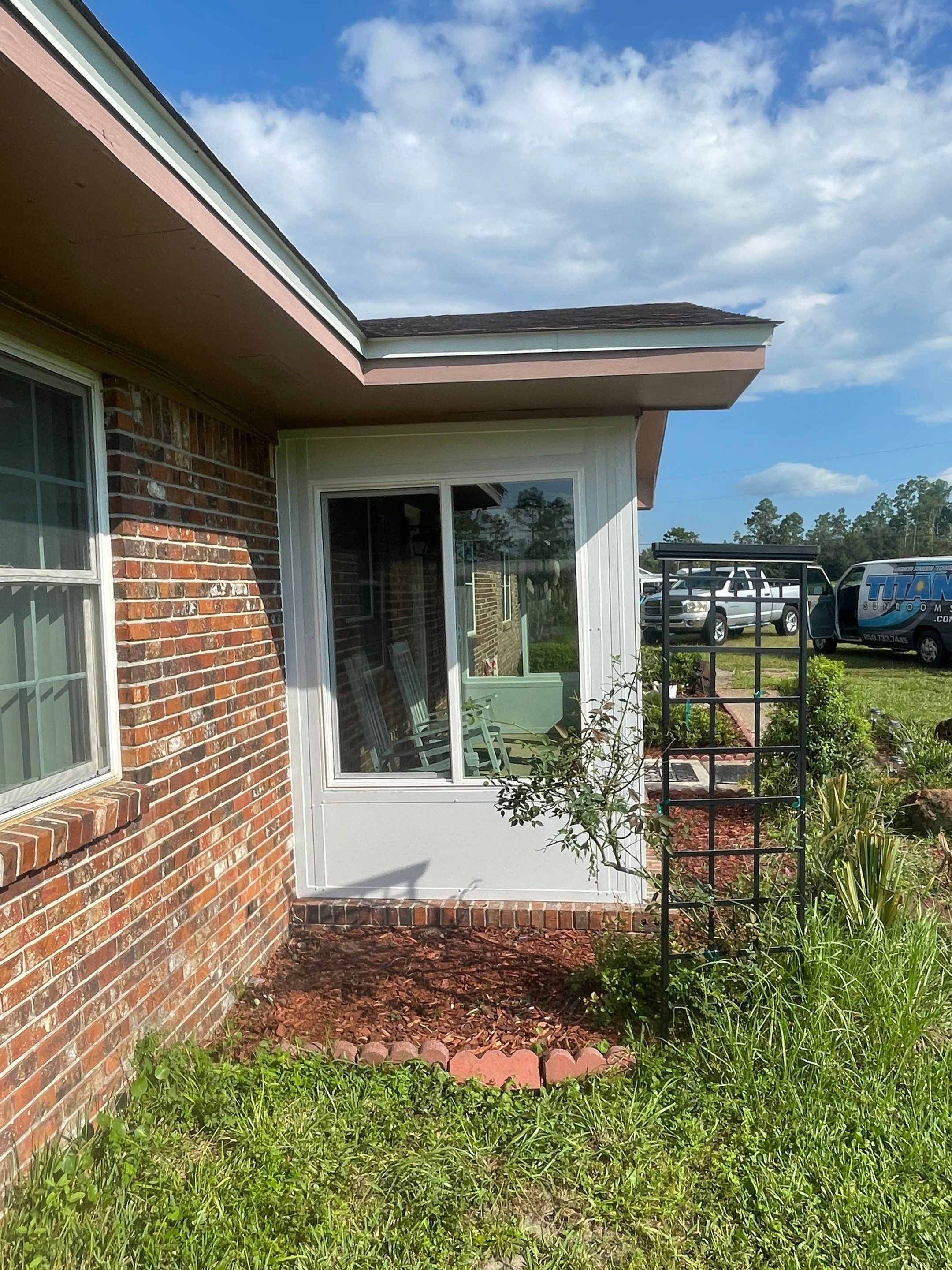 Front Porch Glass Room by Titan Sunrooms