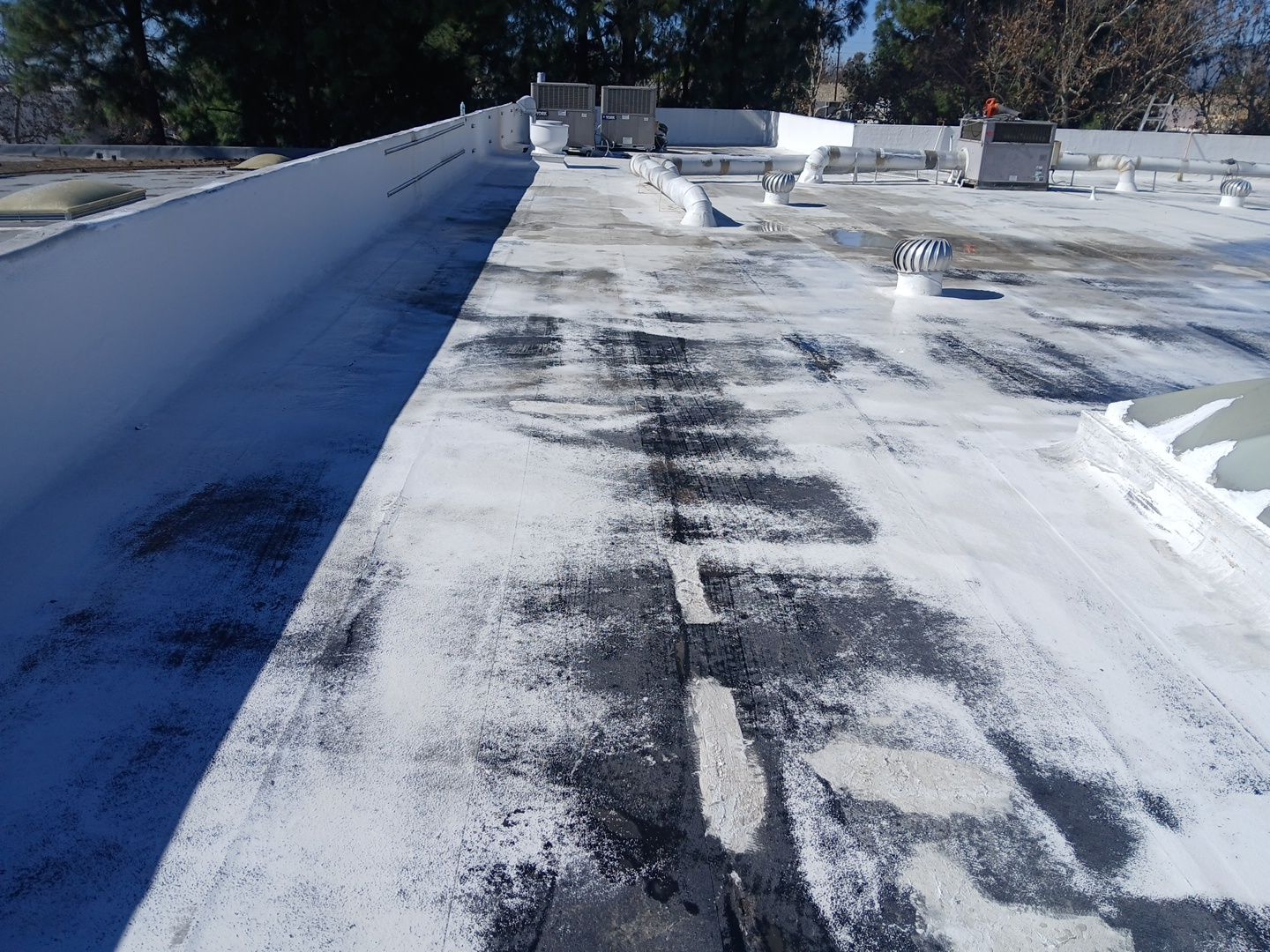 Silicone Coating - Commercial Property in Irwindale by Hull Brothers Roofing