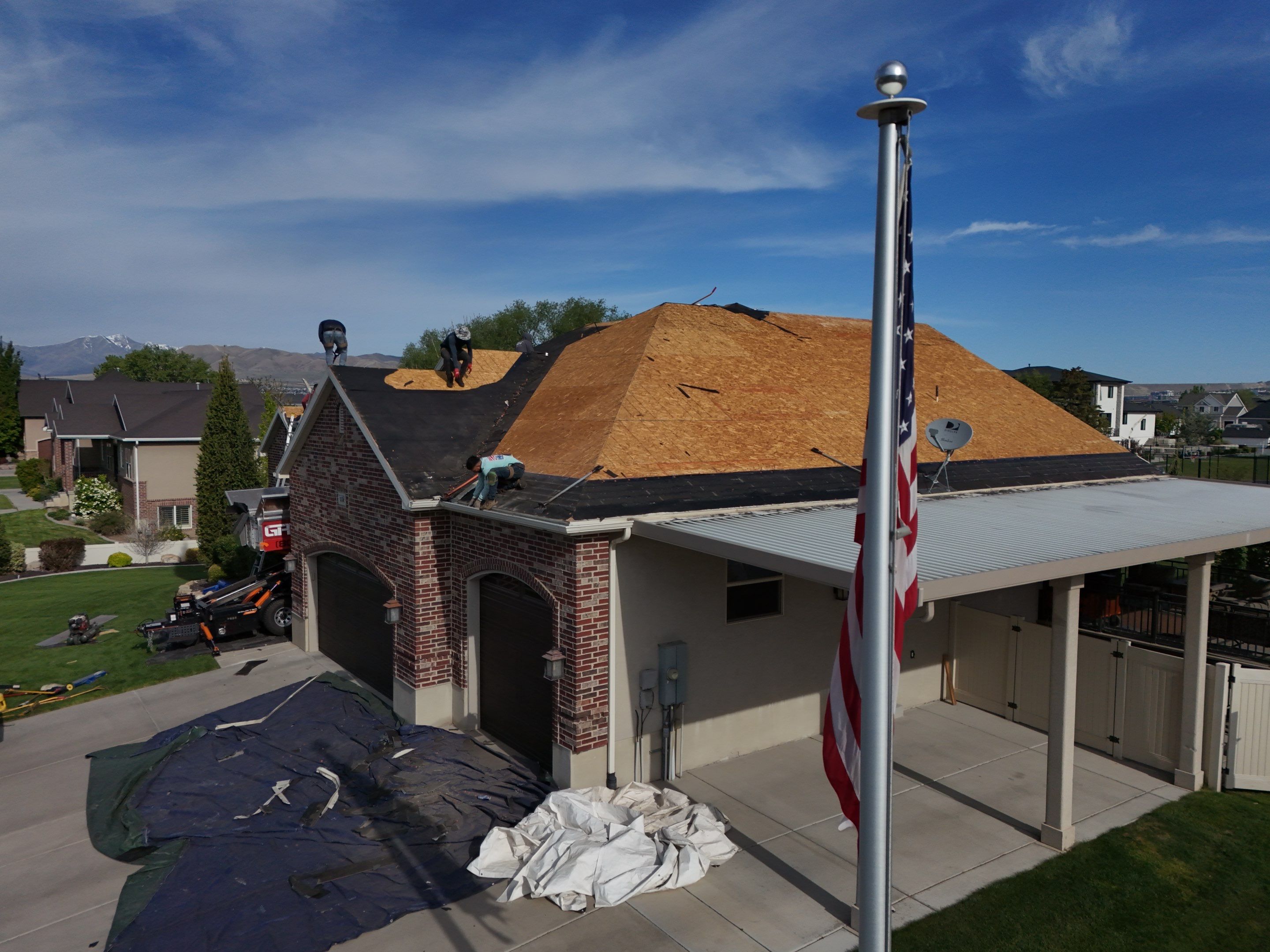 Beautiful Roof Replacement in Lehi Utah by Go Pro Roofing