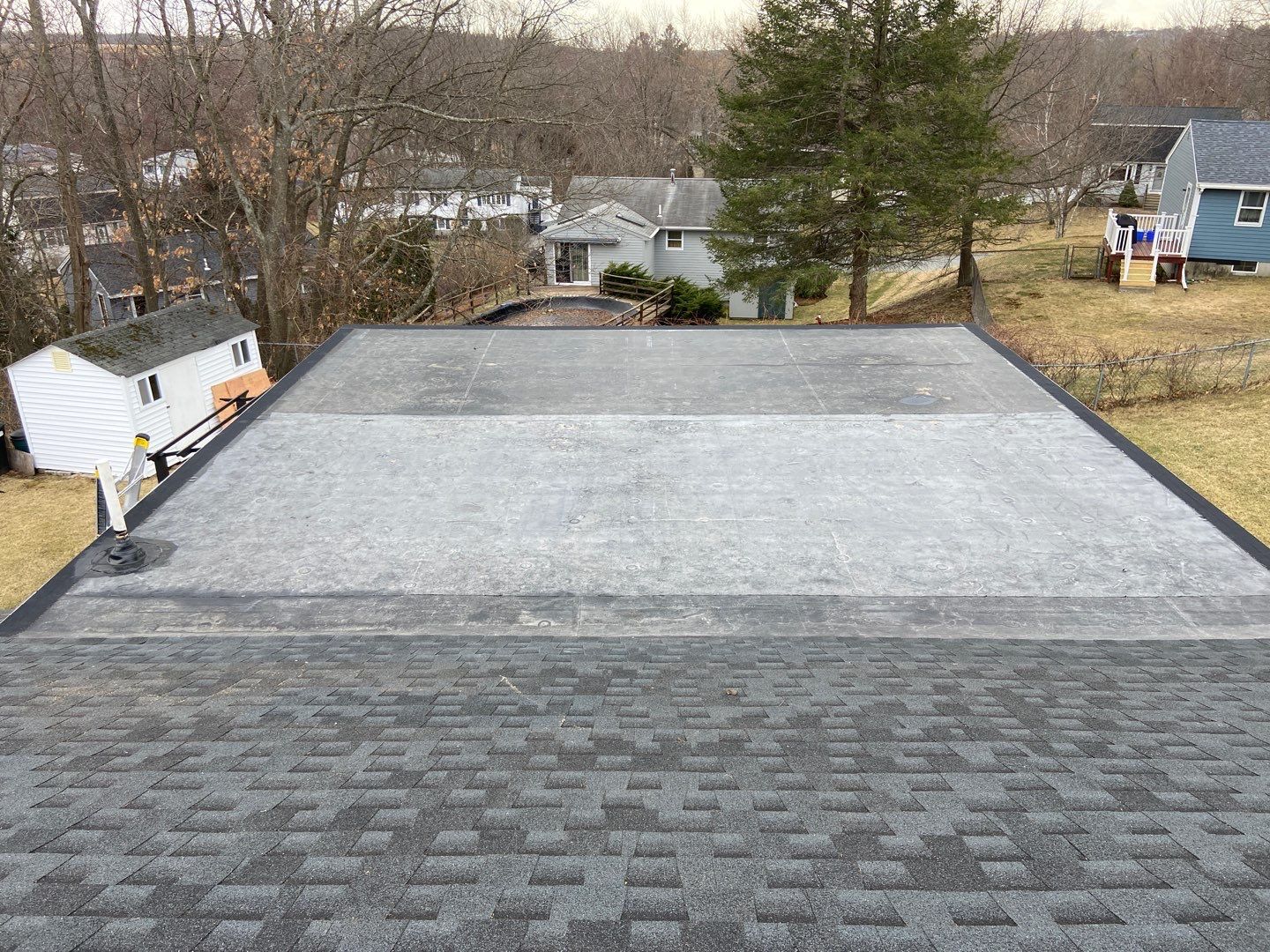 Residential Roofing Repair using EPDM/Rubber by Sensible Home Solutions