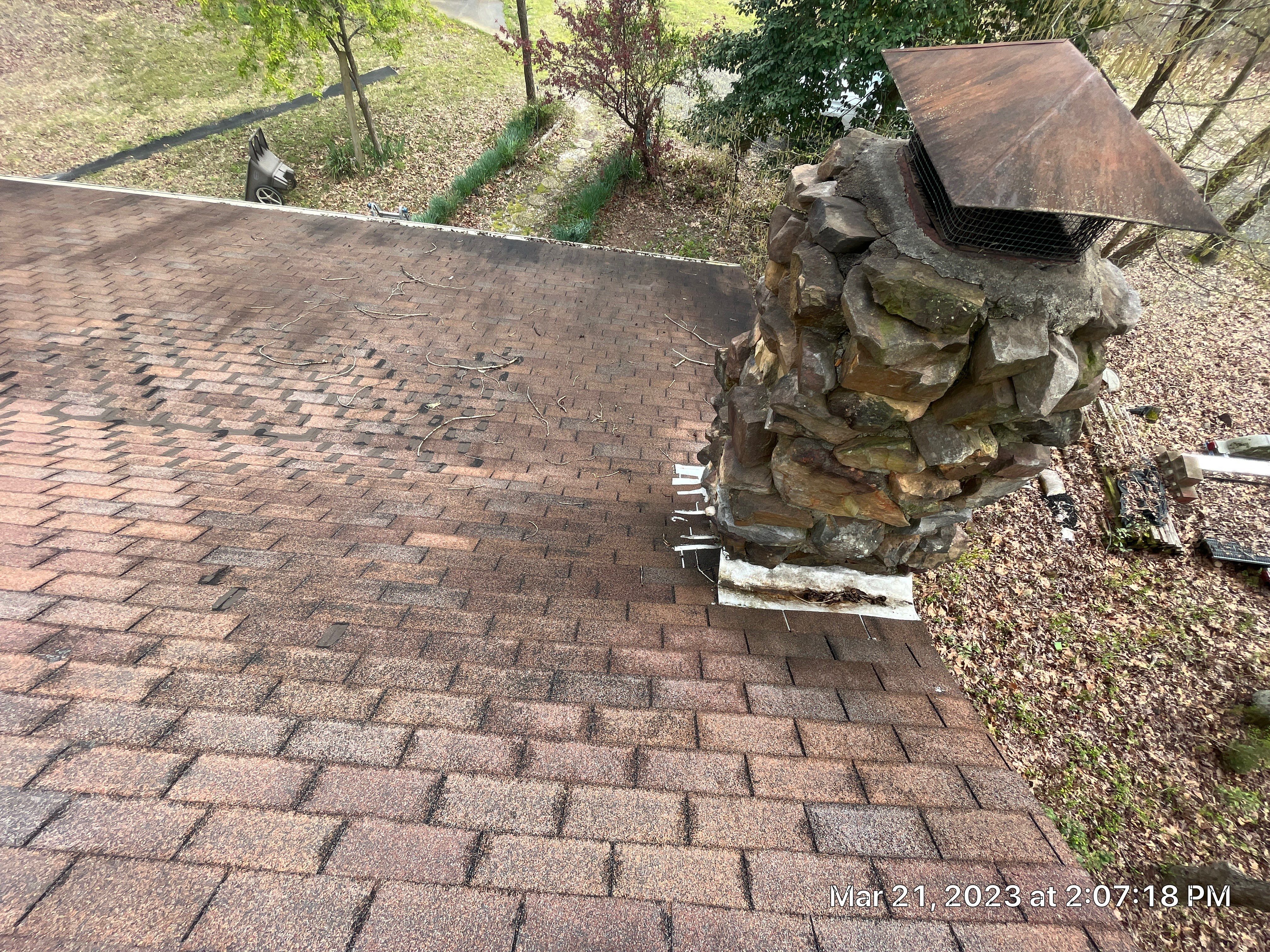 Residential Roofing Installation using Aluminum Roofing panels by Hostetler Roofing
