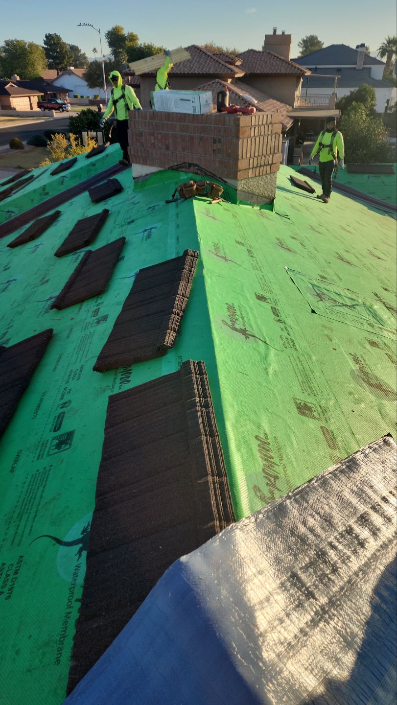 Barkwood Stone Coated Steel by Reimagine Roofing