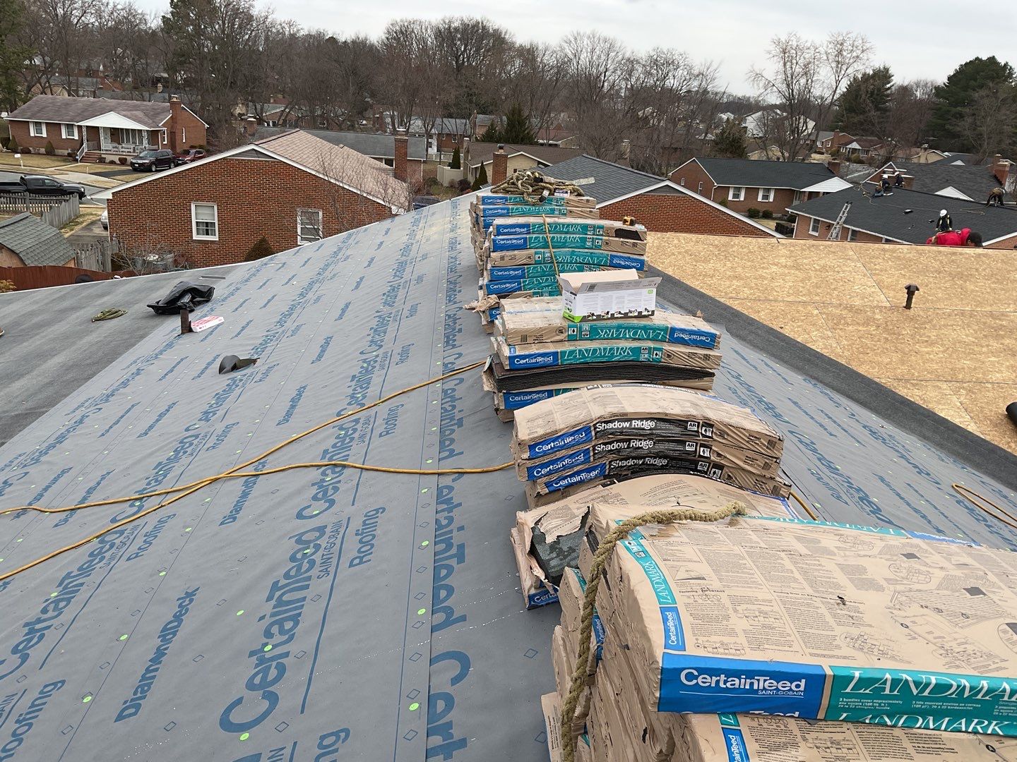 Residential Roofing Installation using CertainTeed Shingles by Alpha Design Services