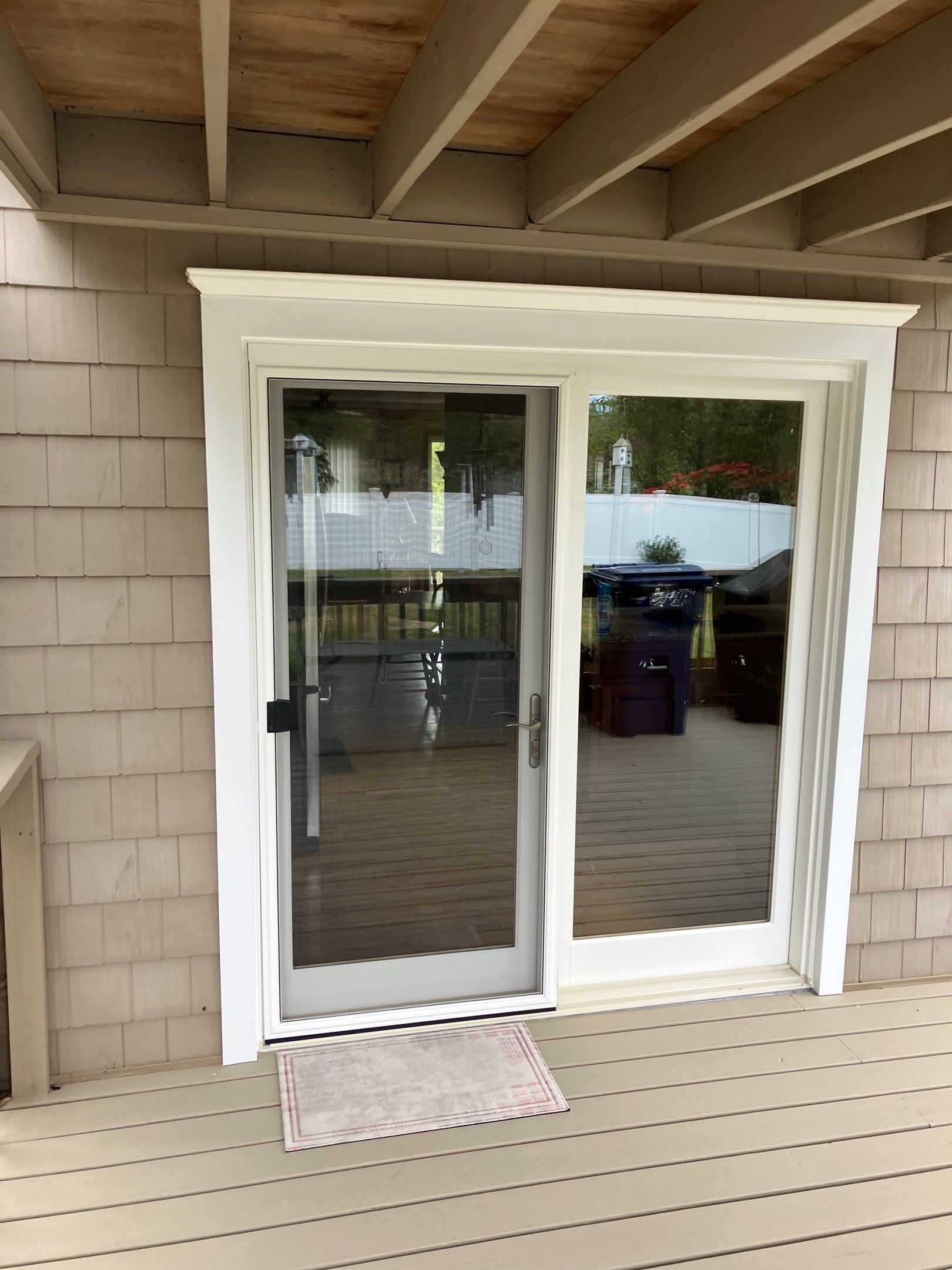 Replacement Infinity by Marvin Patio Door  by DiGiorgi Roofing and Siding Inc