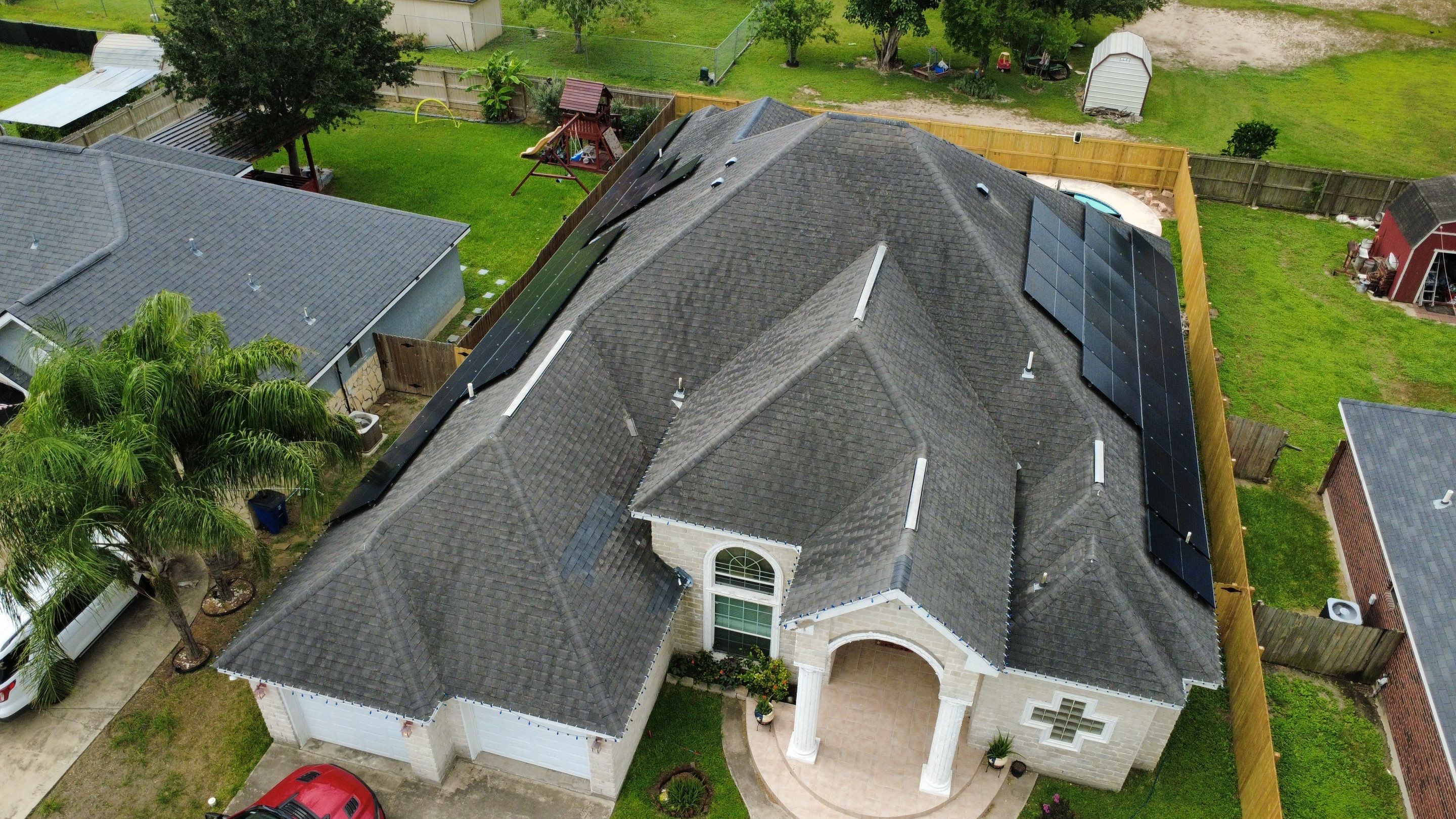 Mercedes Tx full Roof by Bison Roofing