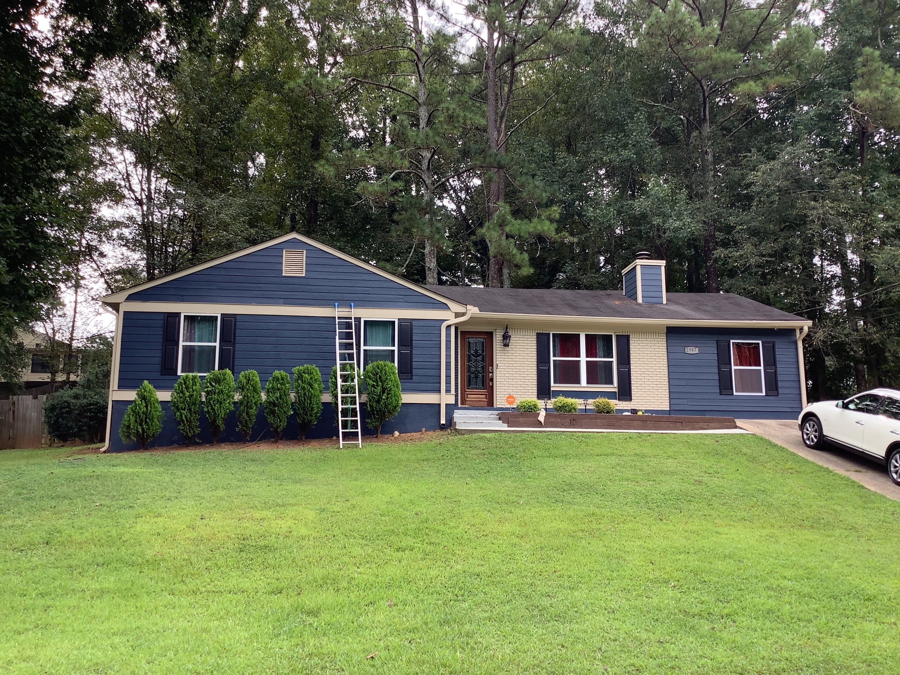 Screened Porch Construction with Vaulted Wood Ceiling in Douglasville by Swift Home Renovations