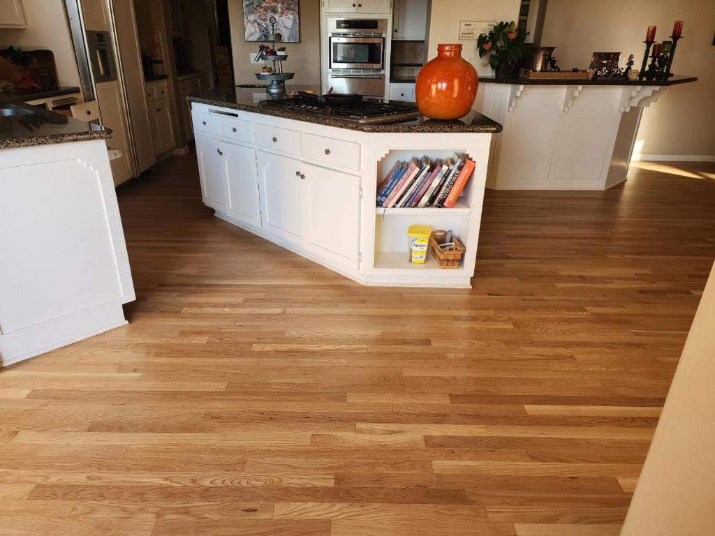 Red Oak Finish and Restore by Footprints Floors South Sacramento