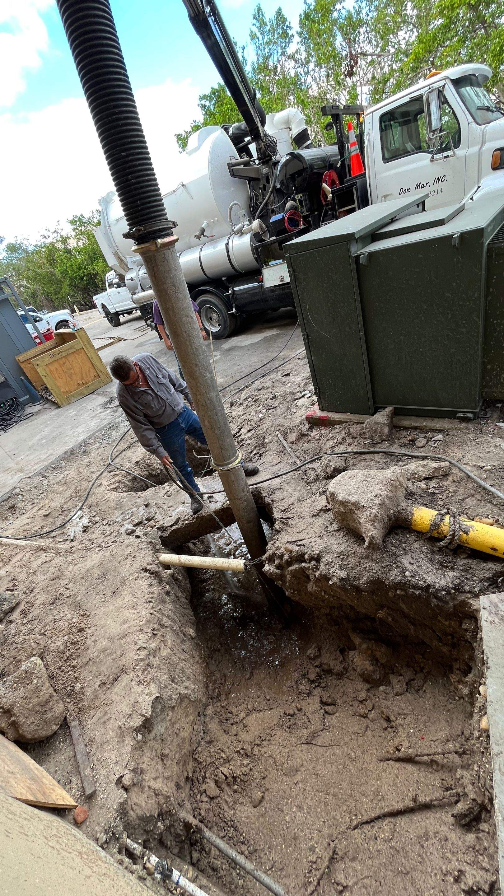 Ritz-Carlton North Service Road Daylighting by Don Mar, Inc. Storm Water Solutions