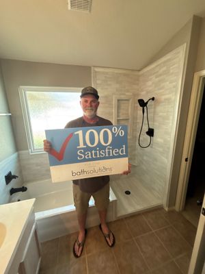 New walk in shower and tub in Kyle
