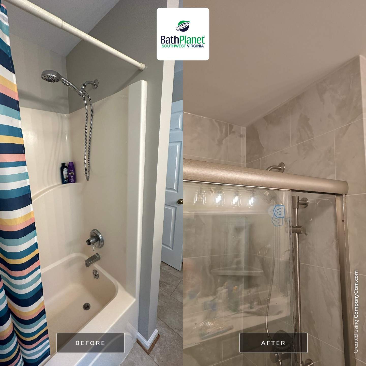 Tub to Shower by BathPlanet SW Virginia