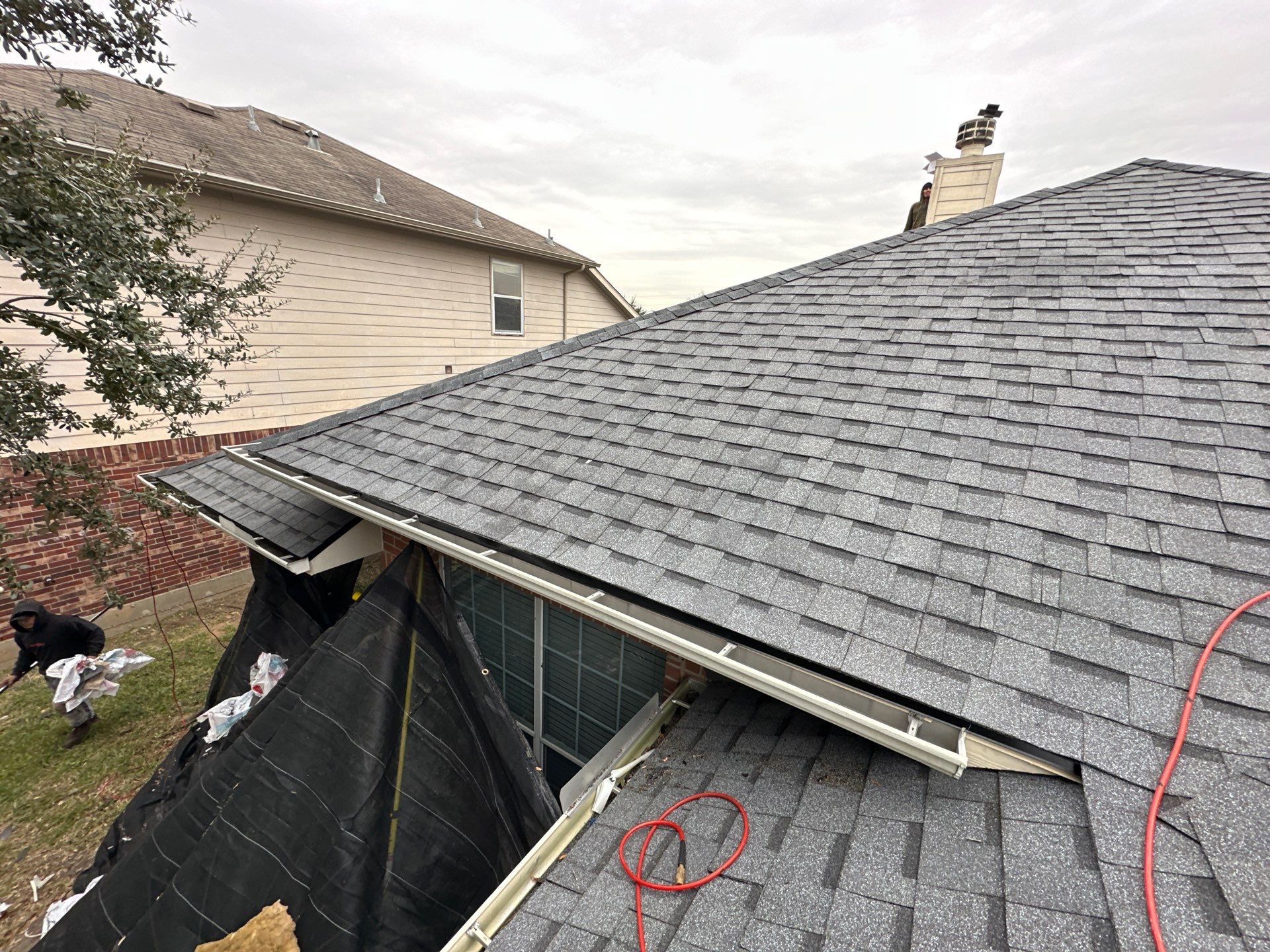 Project in Houston by Motion Roofing