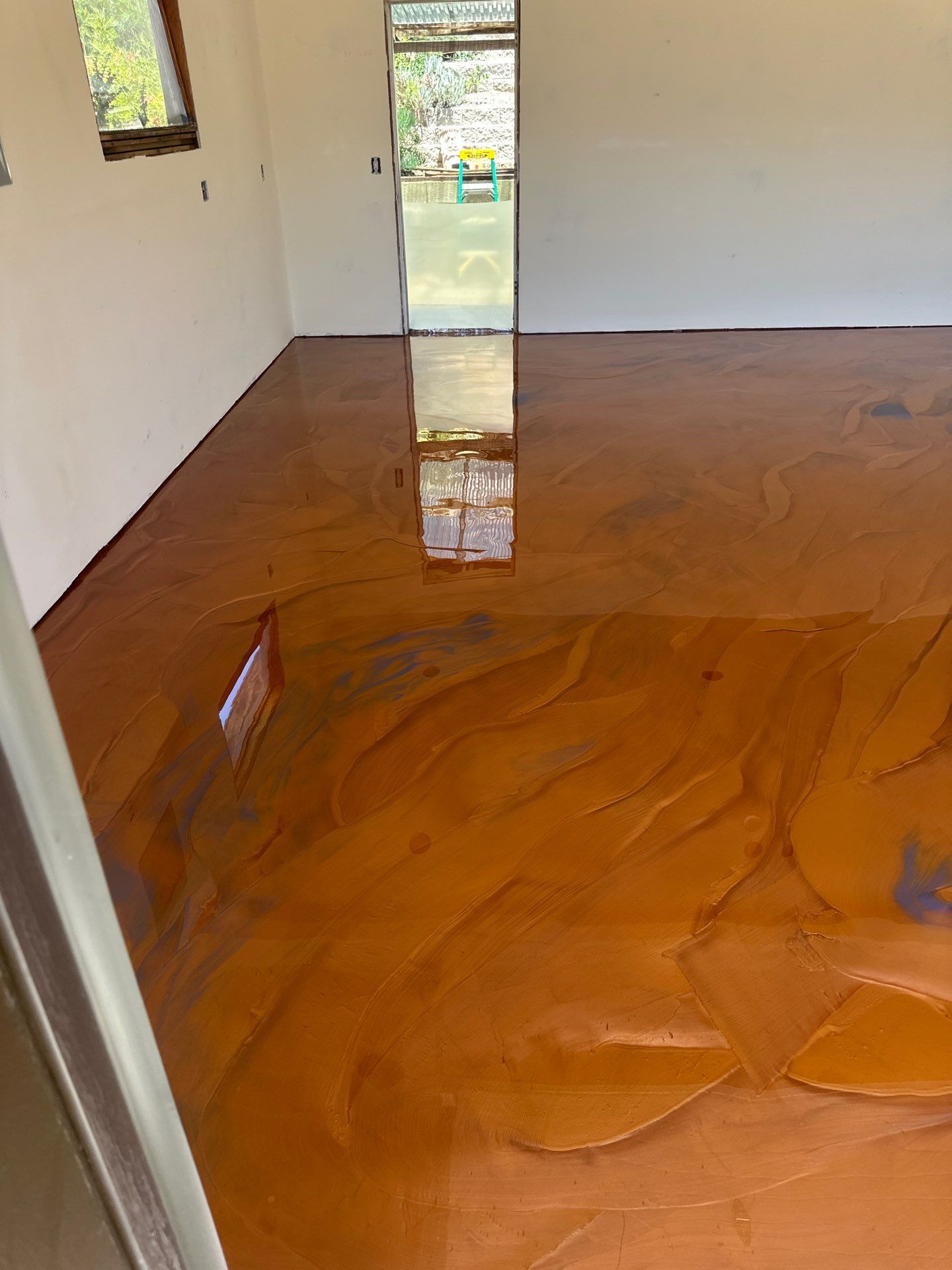 Custom Metallic Epoxy Garage Floor Coating in Morro Bay by MGP Coatings