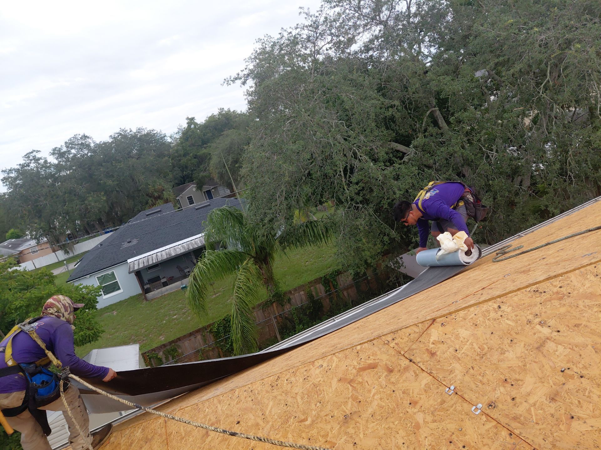 Deltona Roof Replacement Featuring Copper Canyon Shingles and Decking Repair by Pinnacle Roofing Group