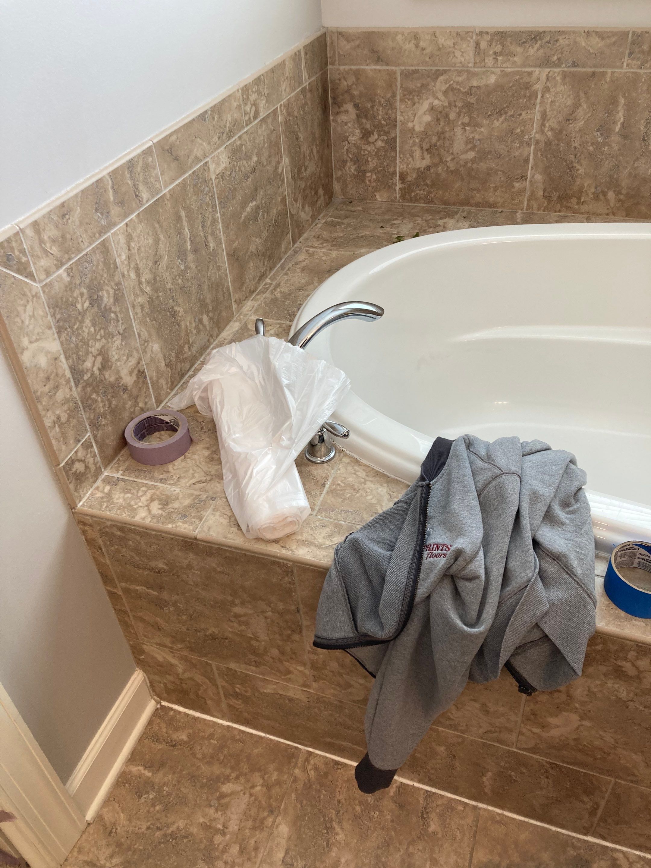 Tile Bath Remodel by Footprints Floors of Nashville