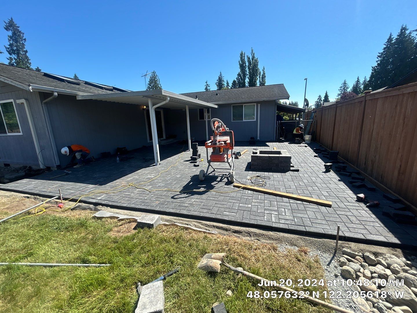 Connie G. Pavers Patio and Gravel Driveway by Jireh Asphalt & Concrete Inc 