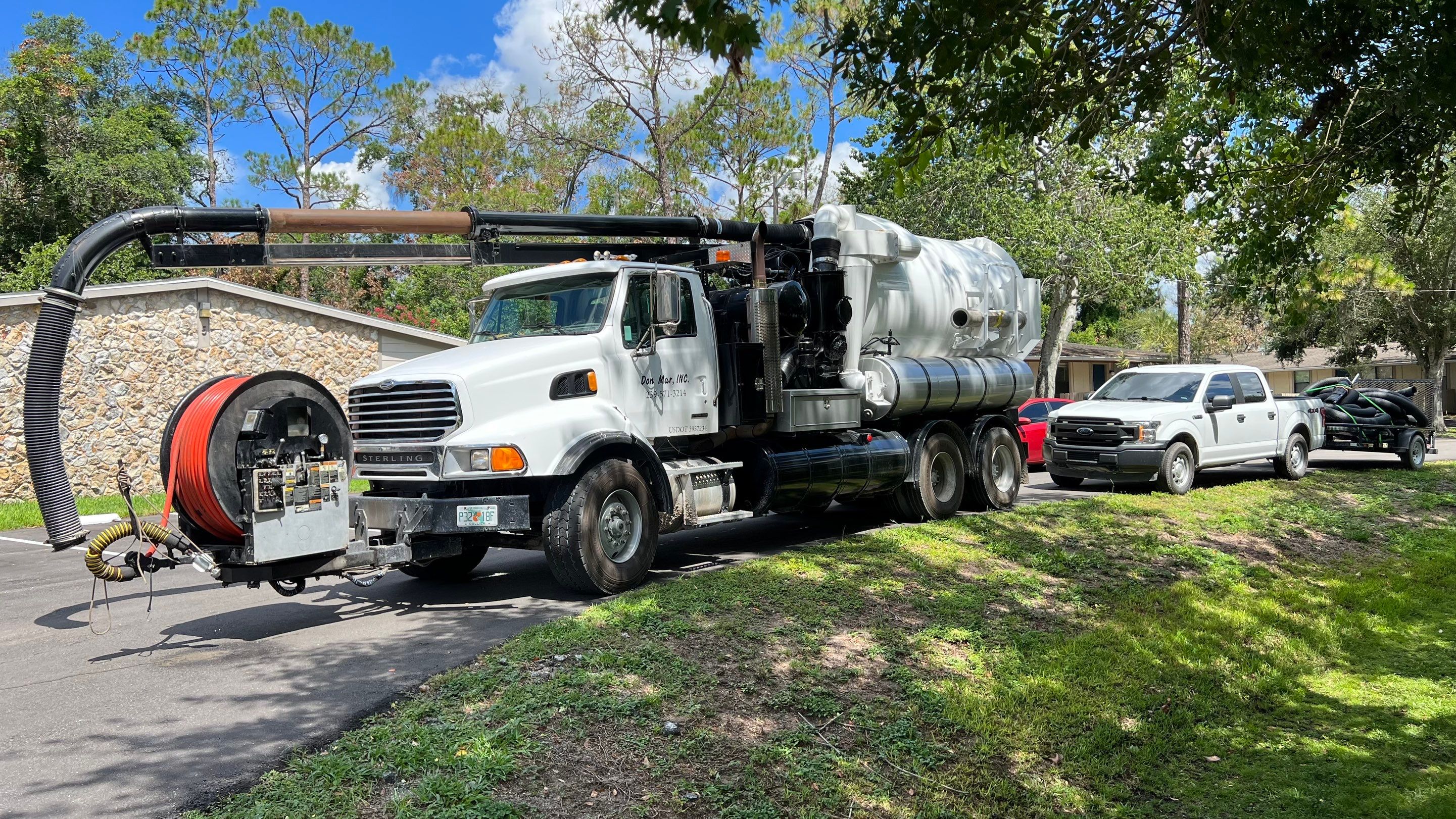 Apartment Complex Storm Water System Cleaning and Maintenance by Don Mar, Inc. Storm Water Solutions